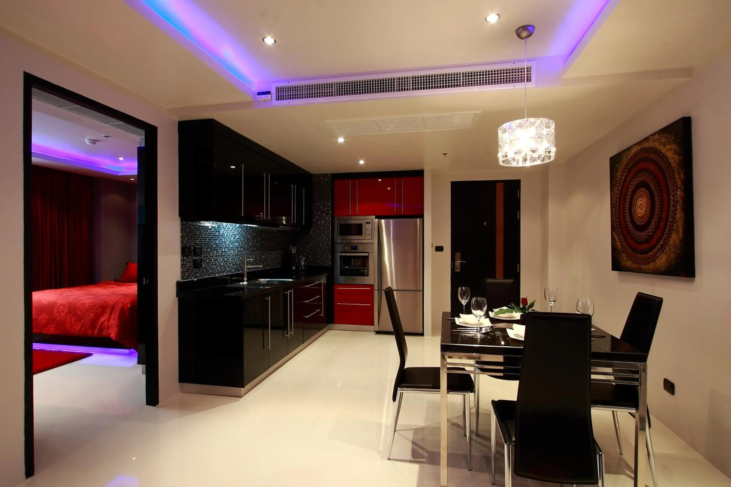 Kitchen or kitchenette in Absolute Bangla Suites