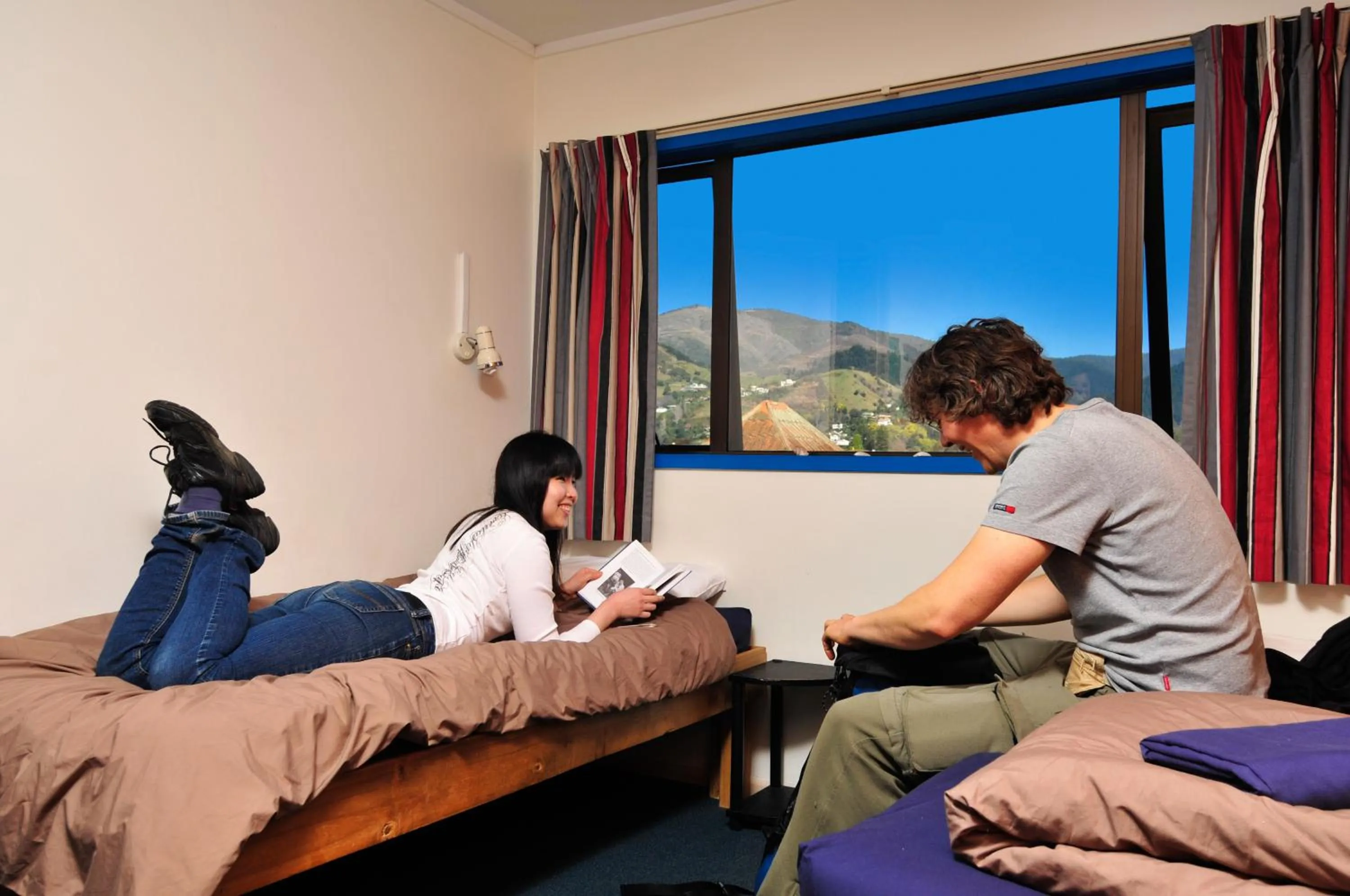 Photo of the whole room, Bed in Tasman Bay Backpackers