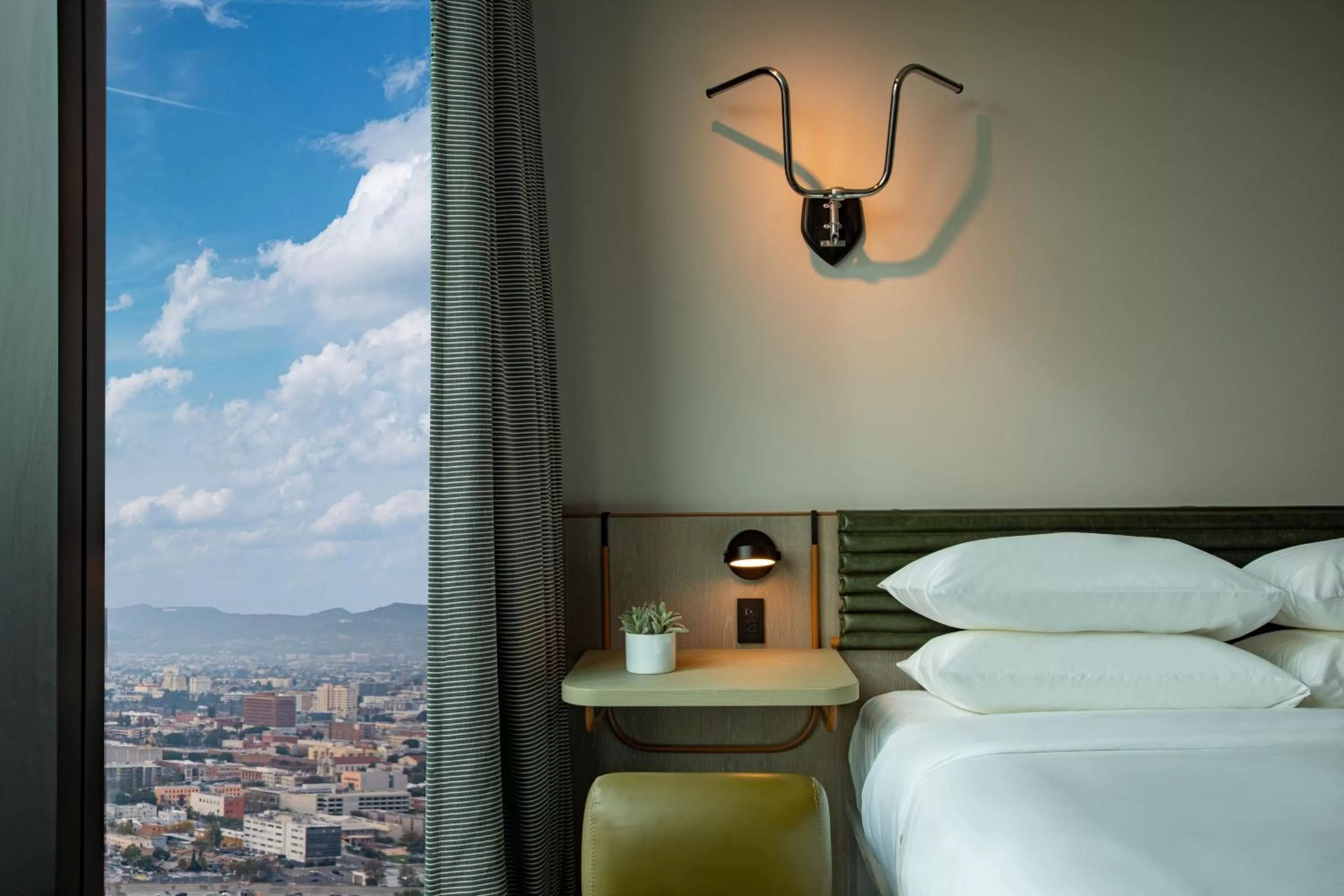 Photo of the whole room, Bed in Moxy Downtown Los Angeles