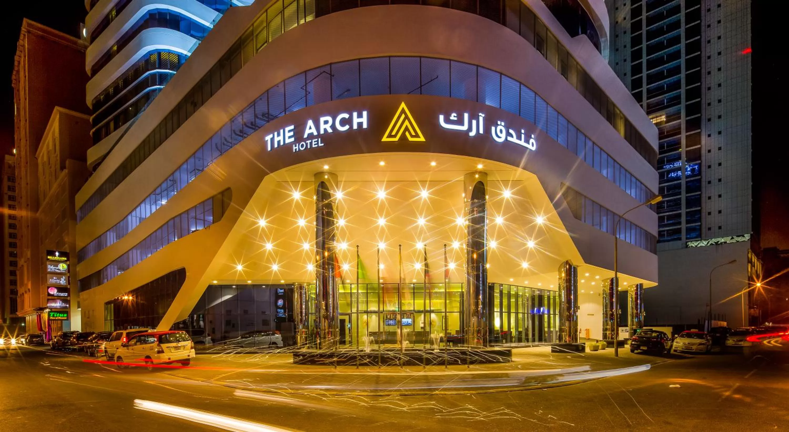 Property building in Arch Hotel