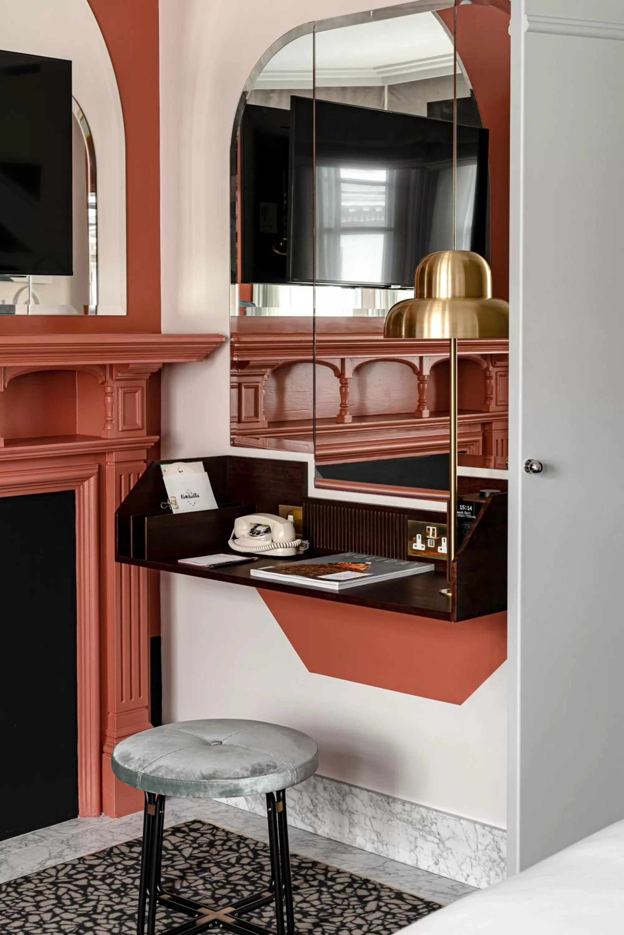 Decorative detail in Henrietta Experimental