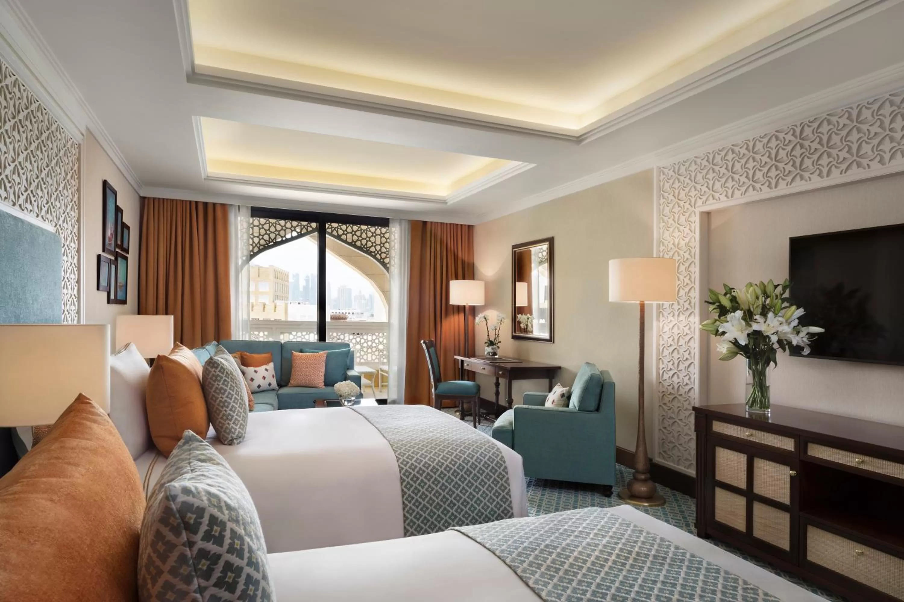 Photo of the whole room, Bed in Al Najada Doha Hotel by Tivoli