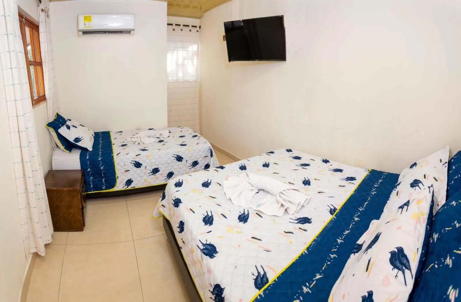 Bed in Hotel The Dolphin