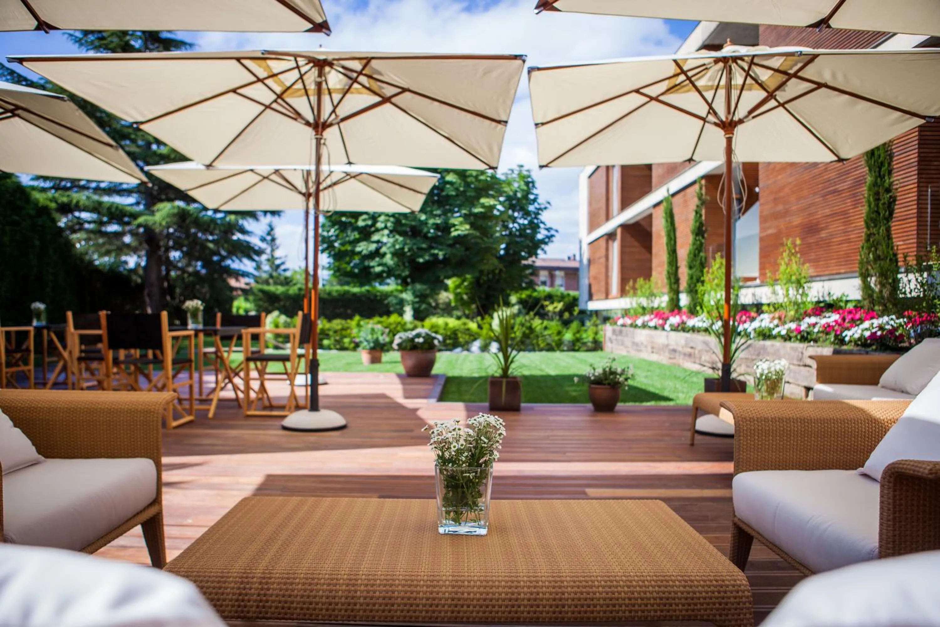 Patio in Hotel Jaizkibel