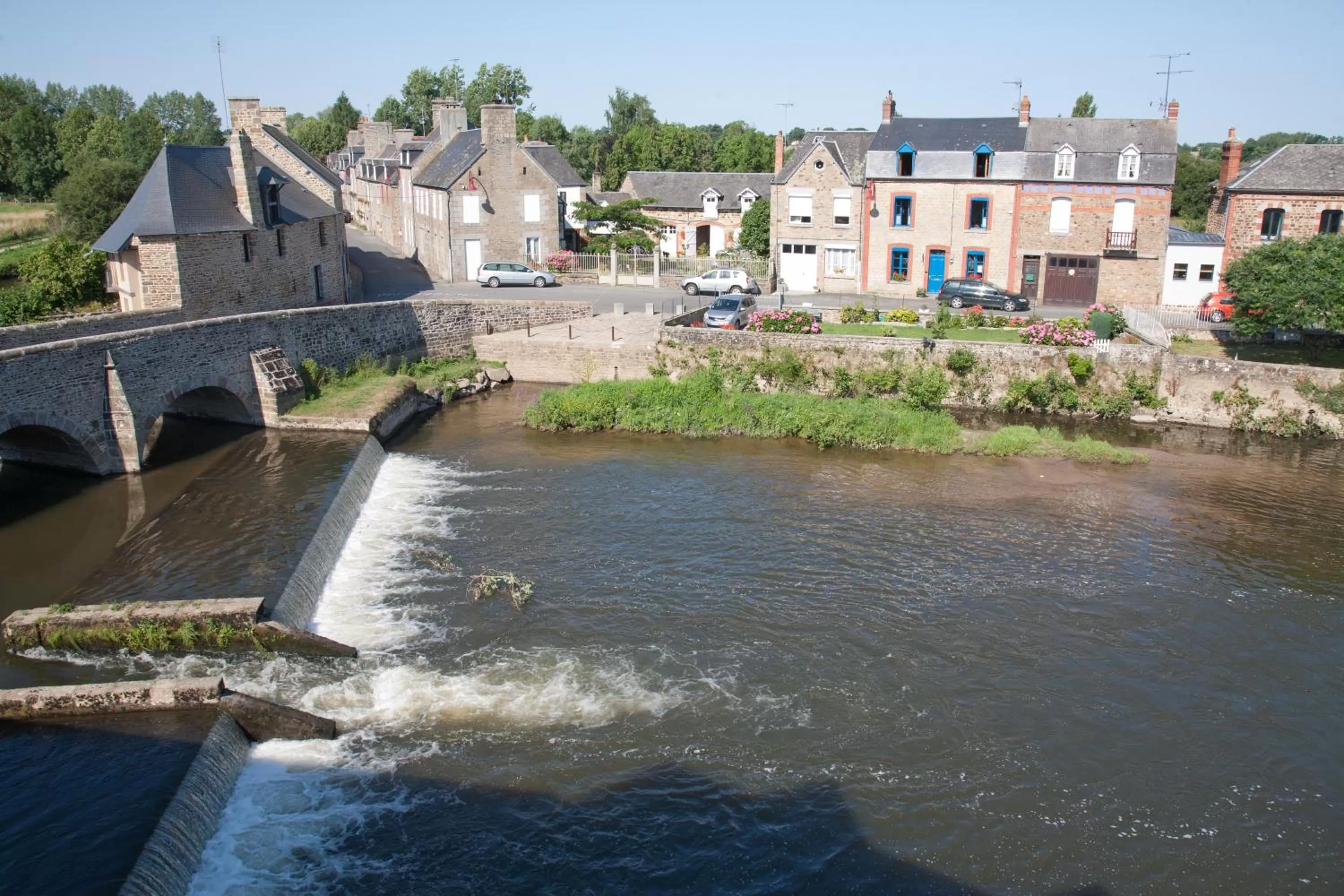 View (from property/room) in Best Western Le Moulin de Ducey