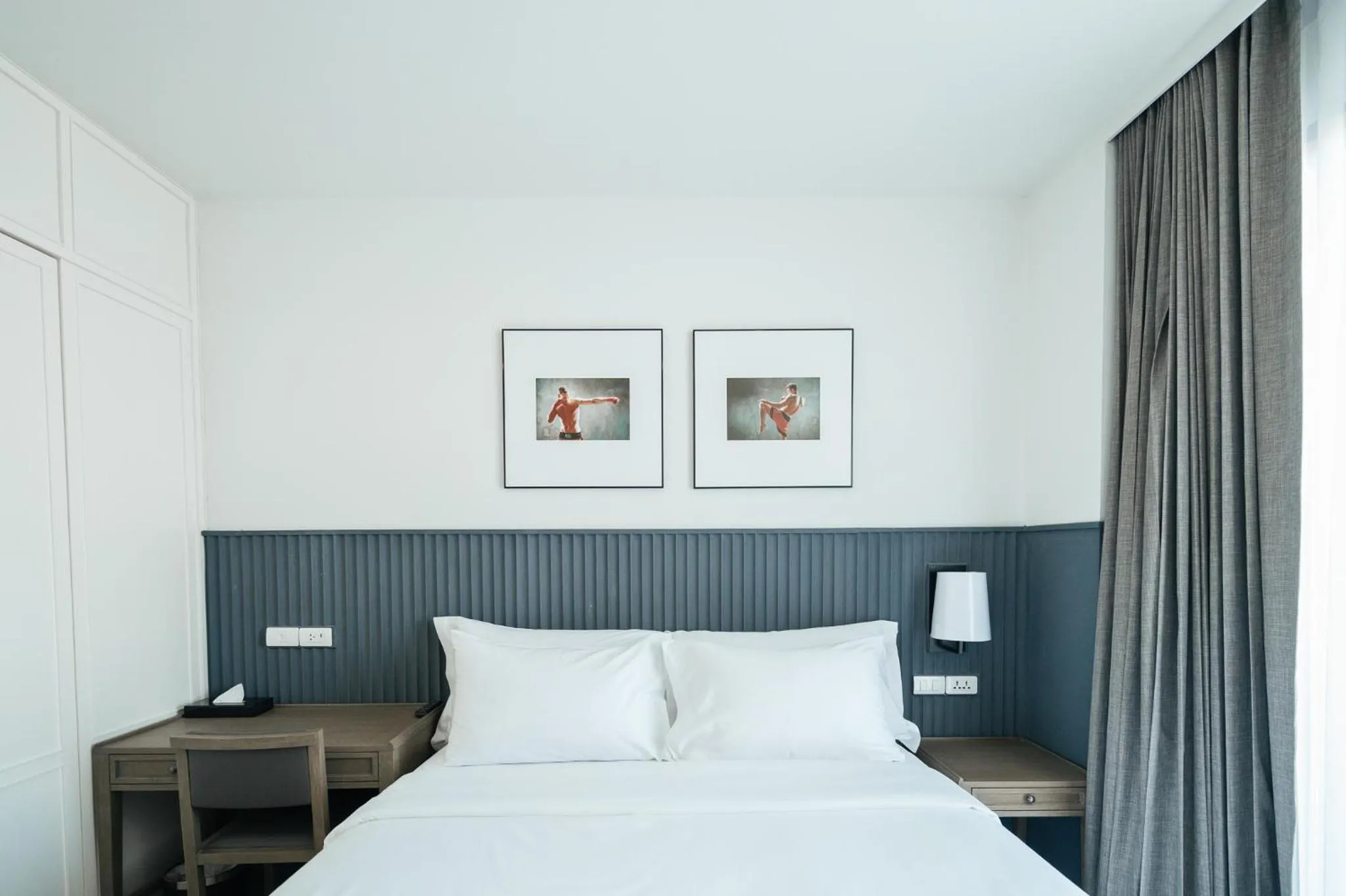 Bed in Marina House MUAYTHAI Ta-iad Phuket