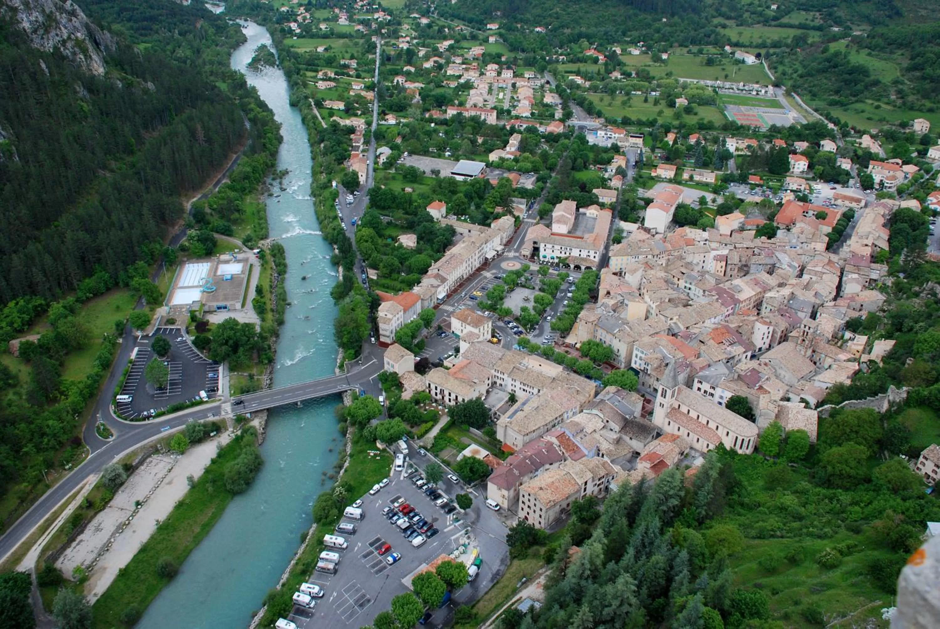Neighbourhood, Bird's-eye View in Bnb Castellane