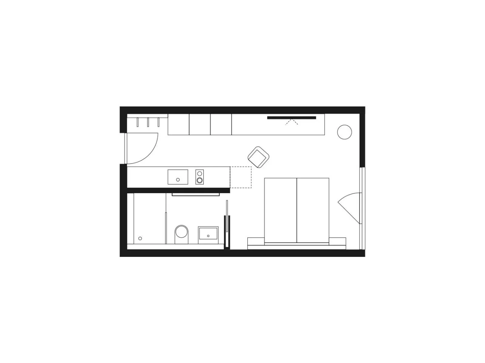 Floor plan in livisit bergapartments
