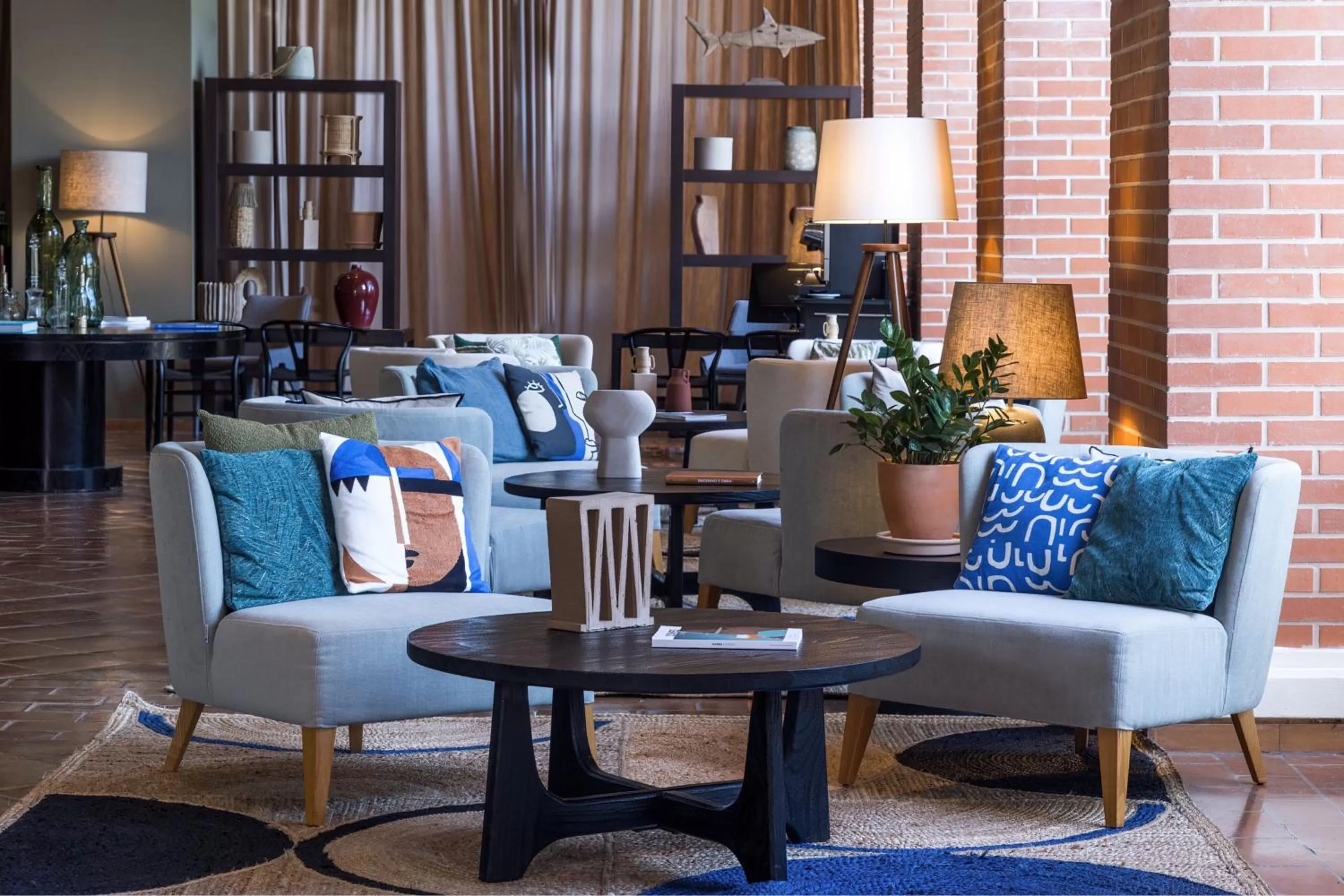 Living room in Domes Lake Algarve, Autograph Collection