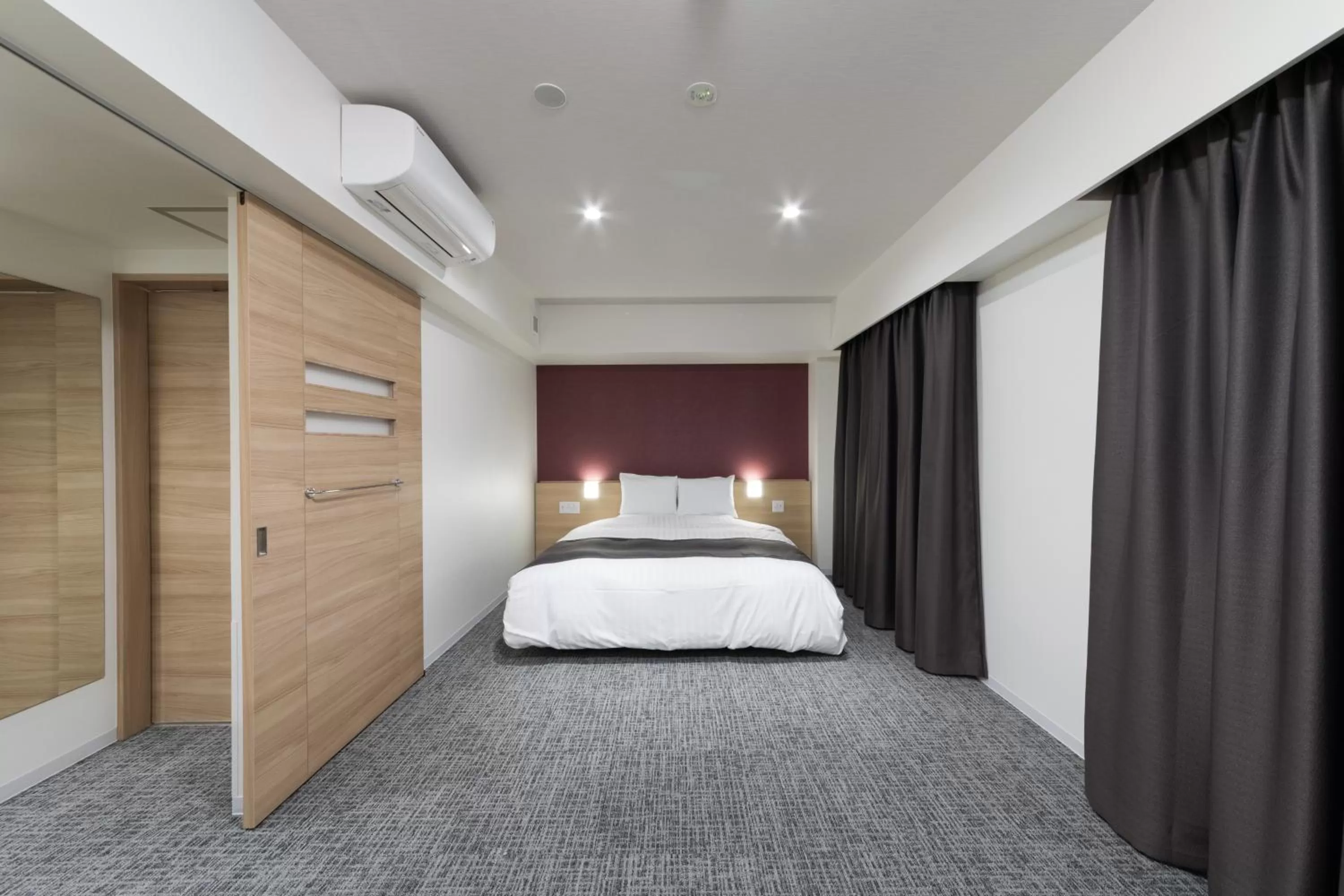 Photo of the whole room, Bed in Dormy Inn Matsuyama Natural Hot Spring