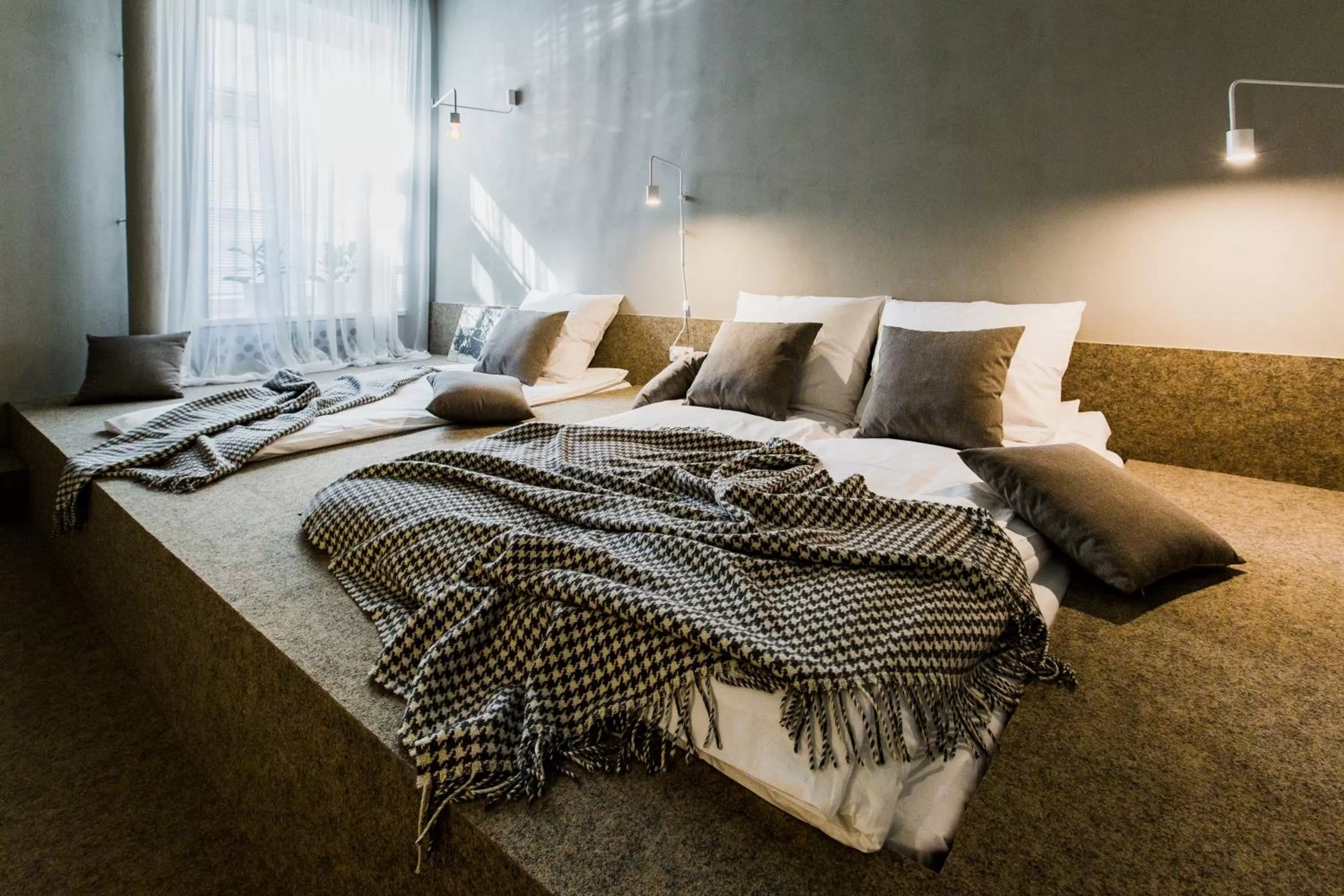 Bed in Apartamenty Browar Perła - Perła Brewery Apartments