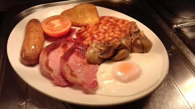 English/Irish breakfast in Yorkway Motel