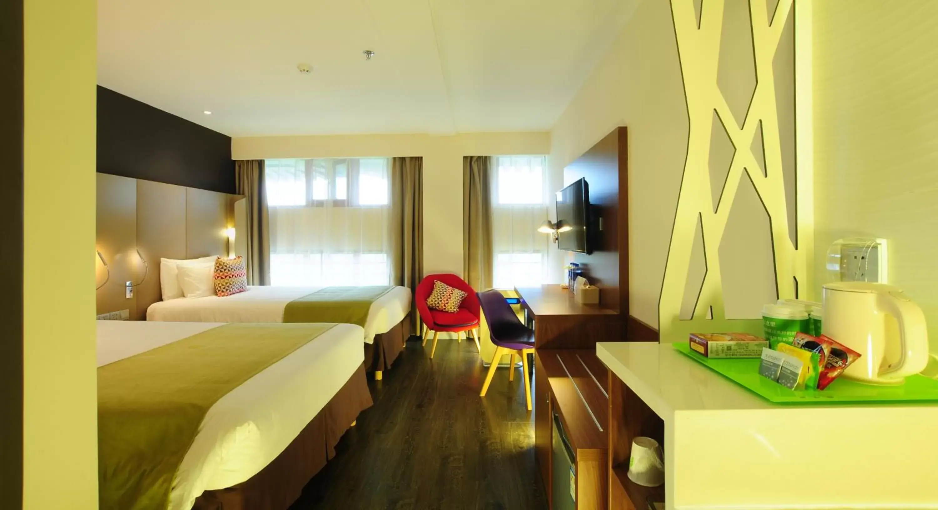 Superior Twin Room in Campanile Xi'an Bell Tower Huimin Street Superior Twin Room in Campanile Xi'an Bell Tower Huimin Street