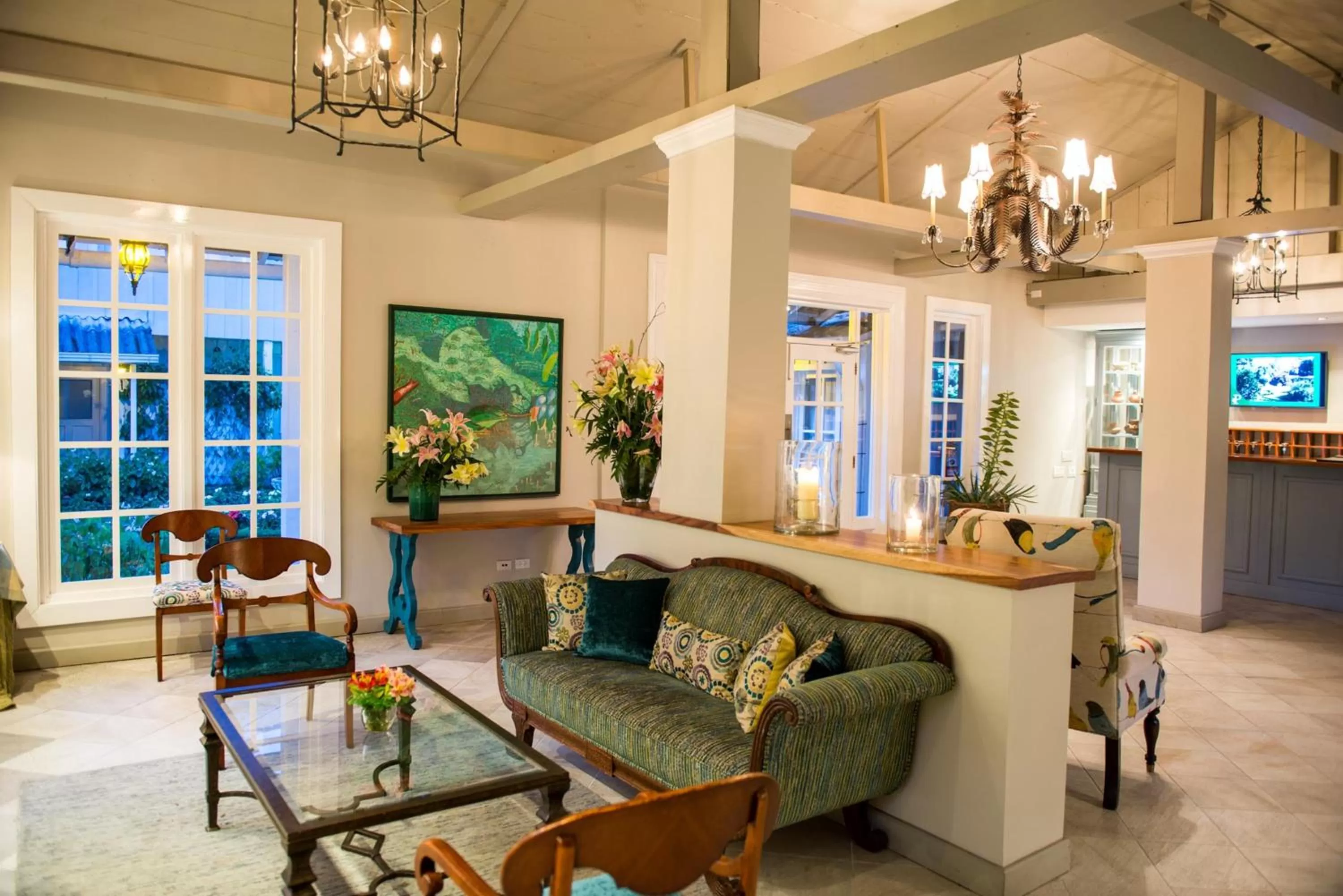 Lobby or reception in Hotel Panamonte