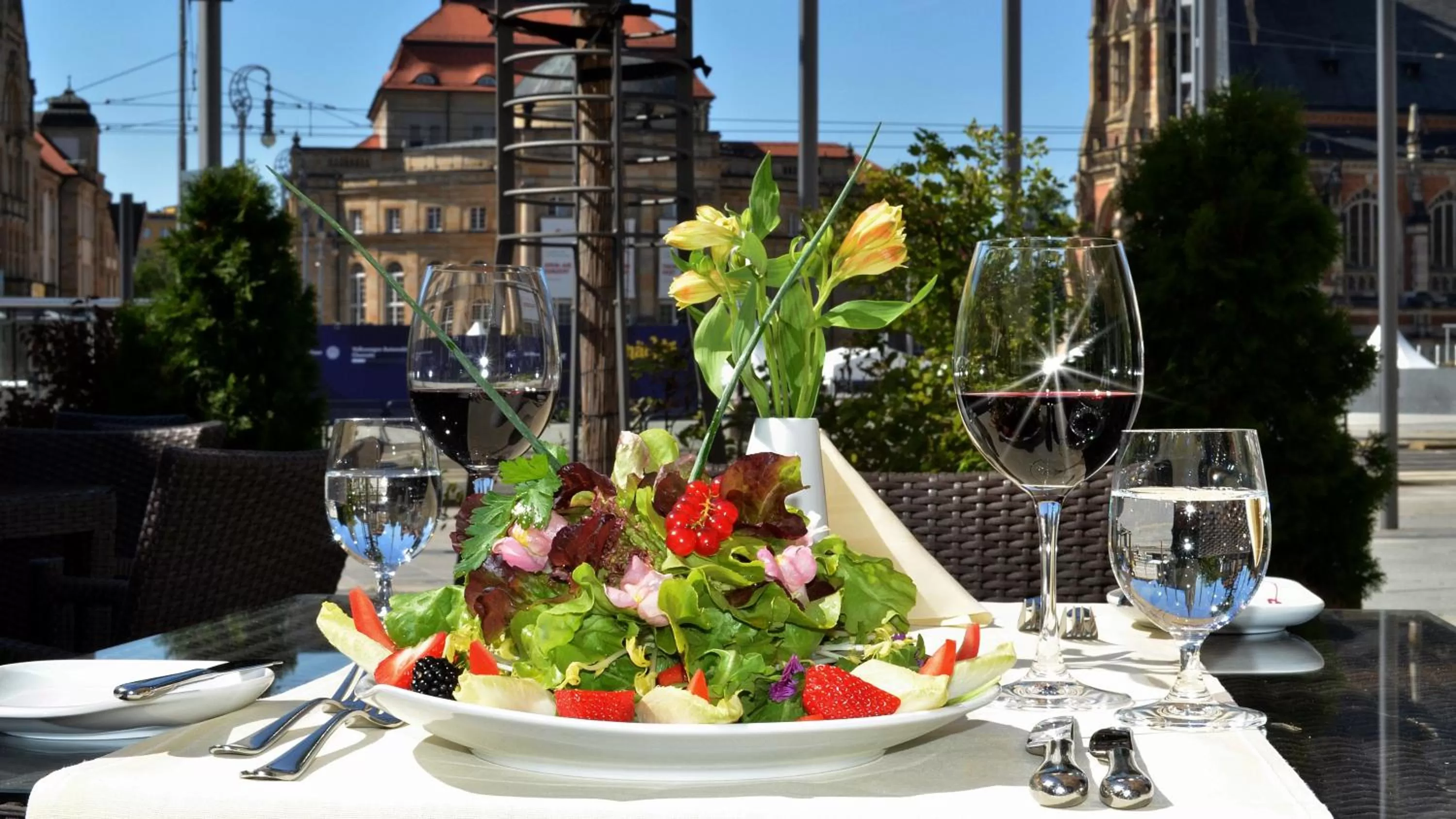 Balcony/Terrace in Hotel an der Oper