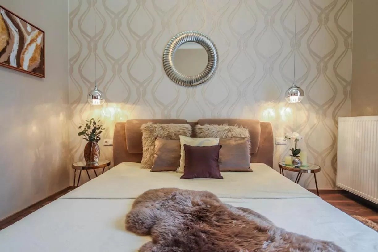 Bedroom, Bed in Bengt Apartment Dohány Str.