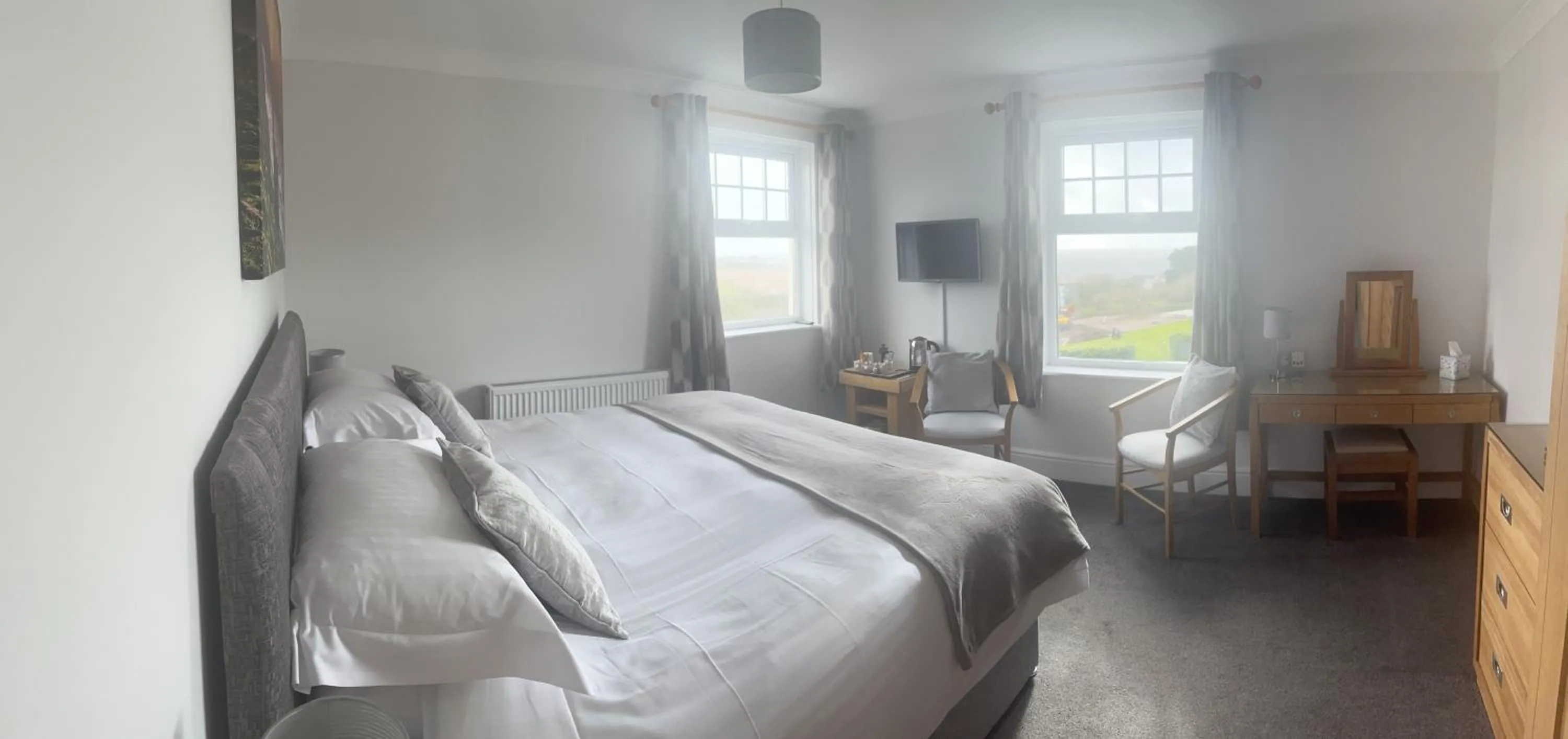 Bed in Beacon Country House B & B & Luxury Shepherd Huts