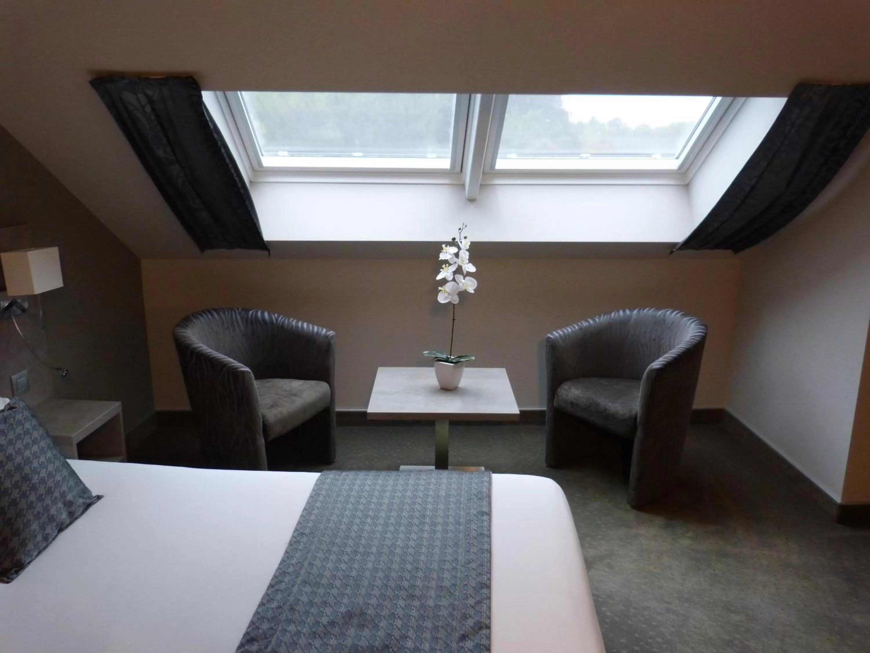 Seating area, Bed in Hotel Saint Daniel