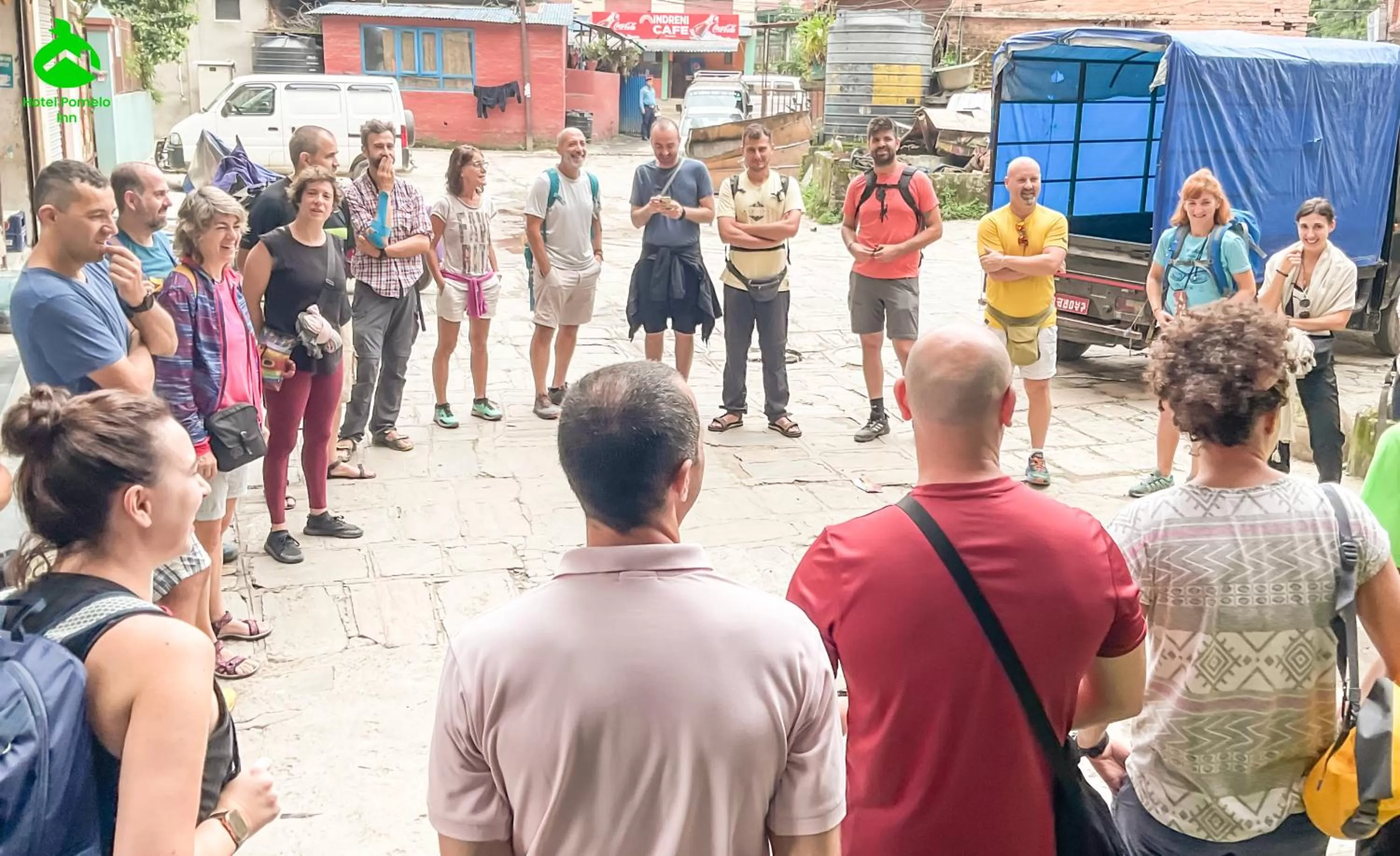 group of guests in Hotel Pomelo House