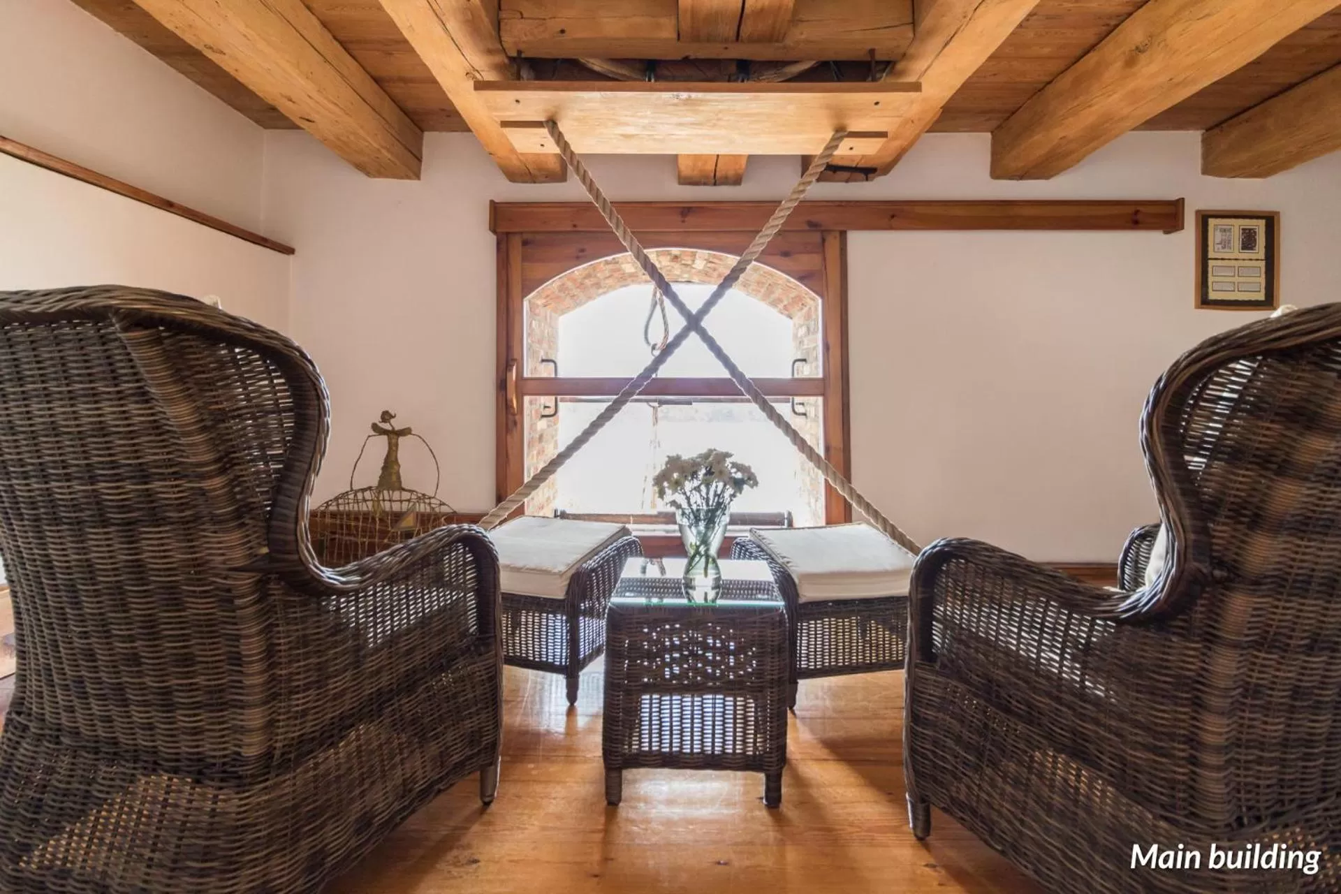 Seating area in Hotel Spichrz