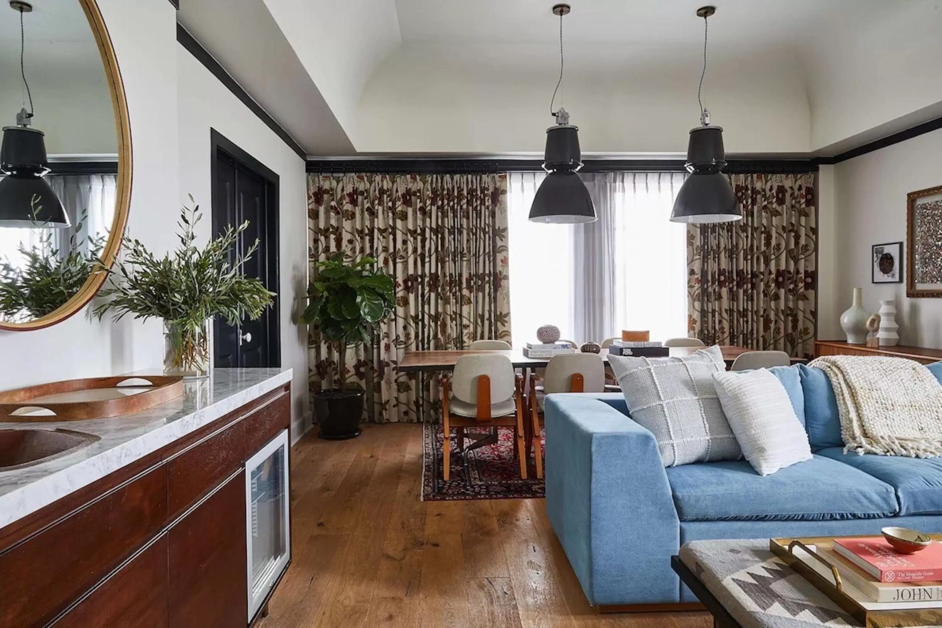 Living room in Hotel Revival Baltimore