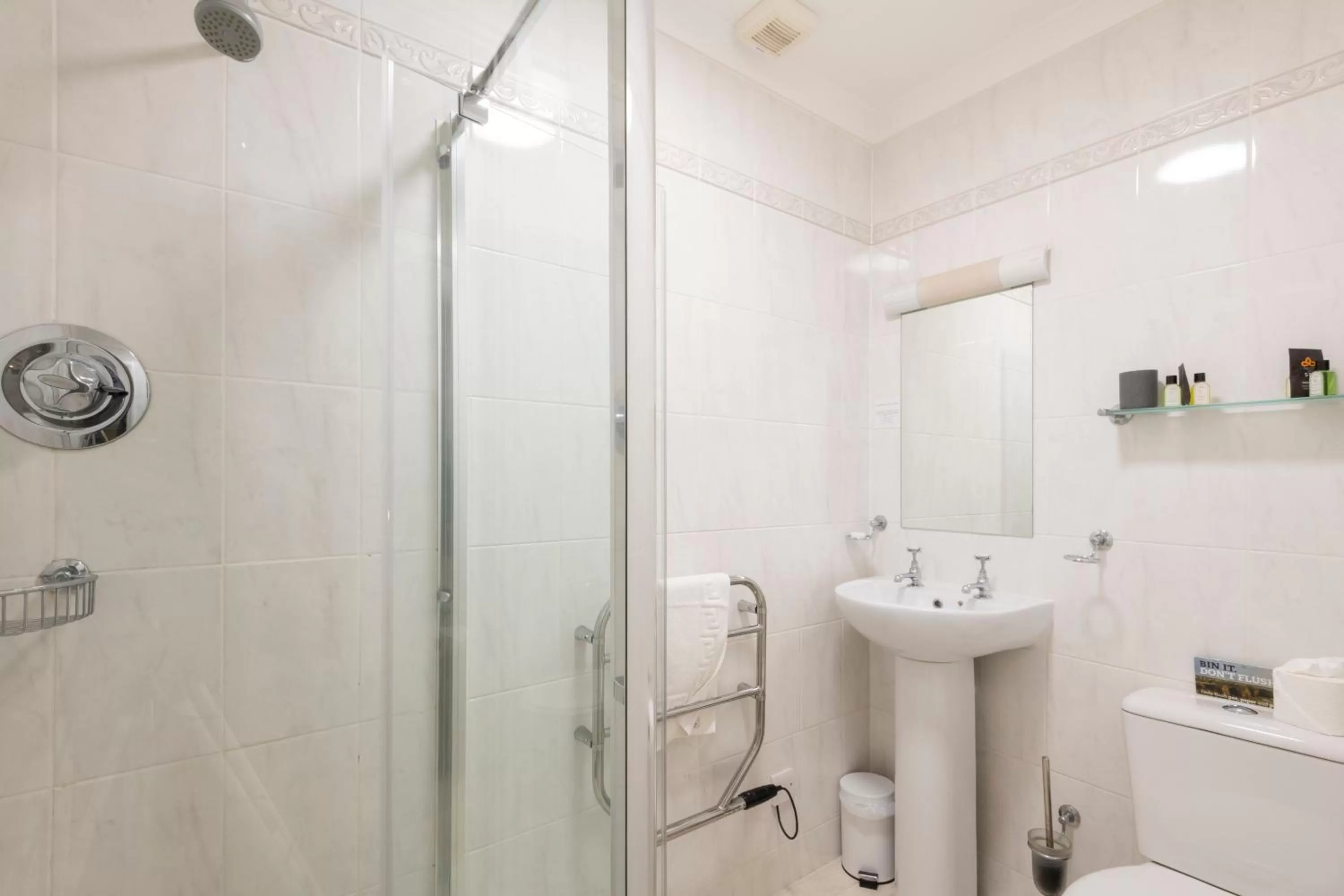 Shower in Sure Hotel Collection by Best Western Porth Veor Manor Hotel