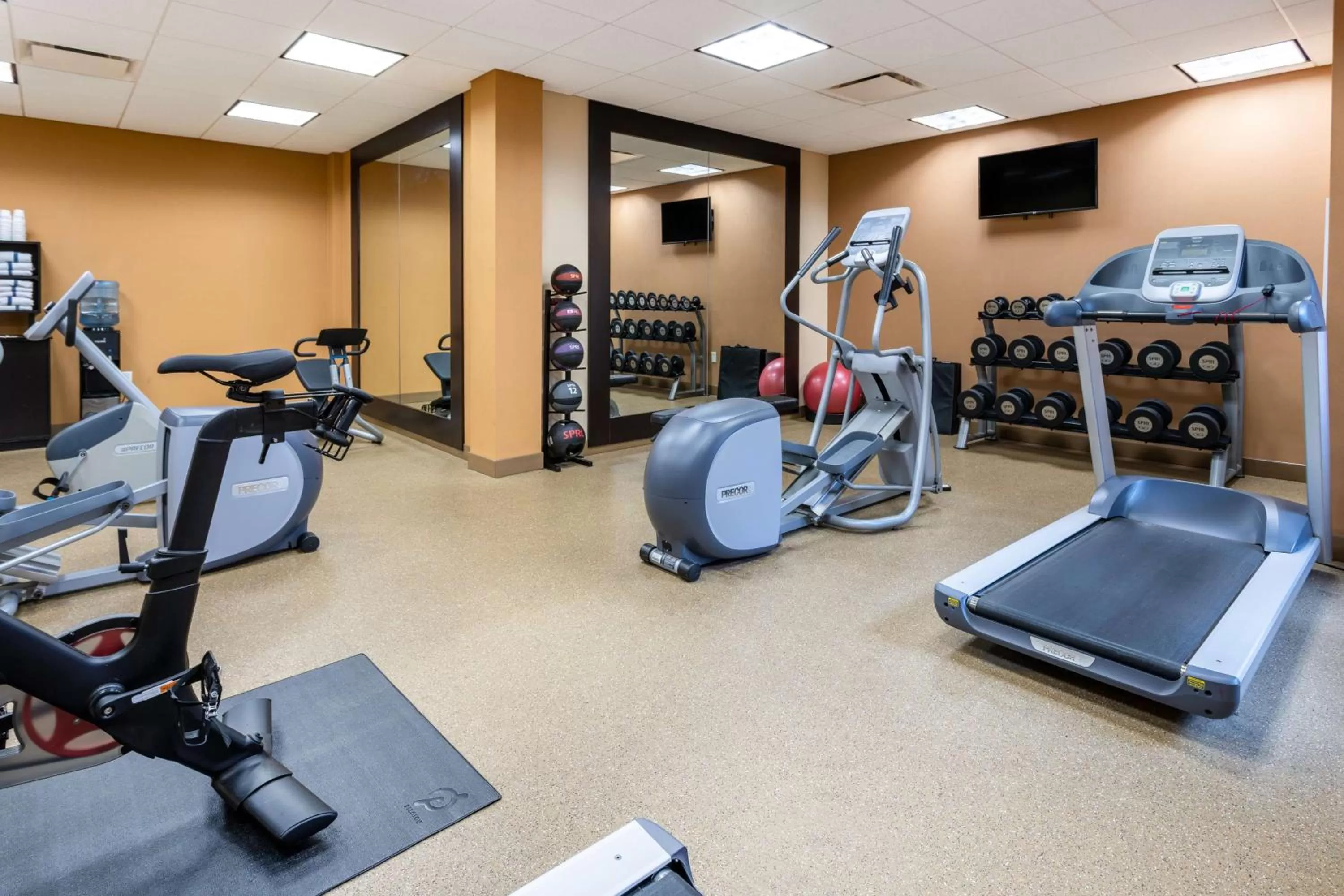 Fitness centre/facilities in Hilton Garden Inn Roanoke
