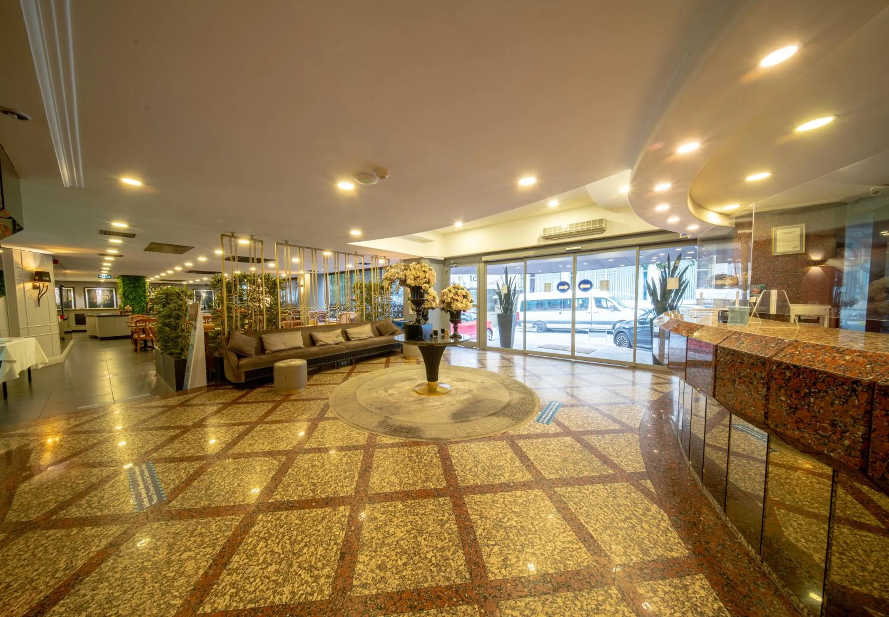 Lobby or reception in All Seasons Hotel