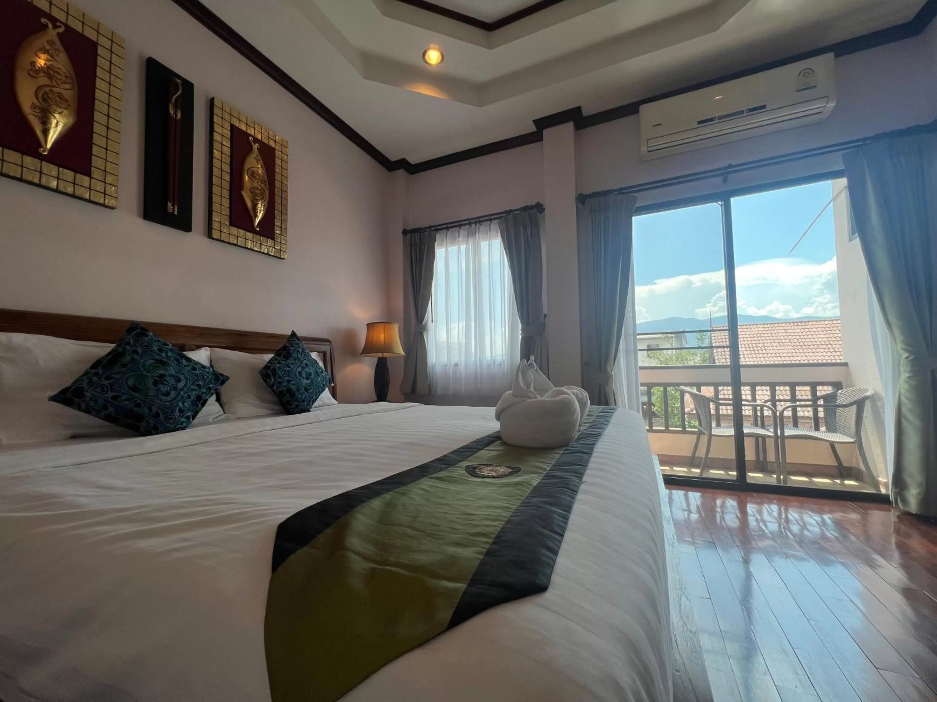 Bed in Pha Thai House