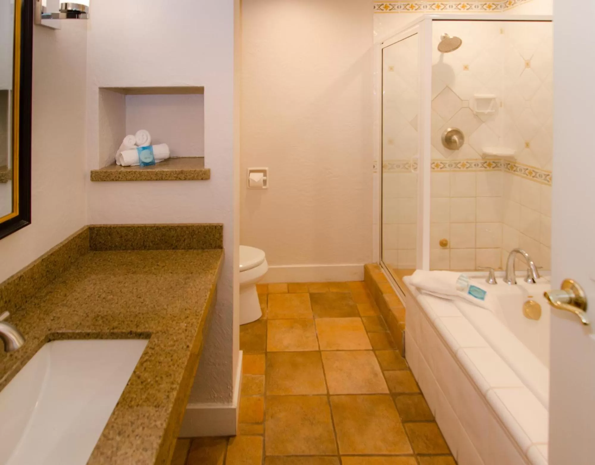 Shower in Galiano Oceanfront Inn & Spa