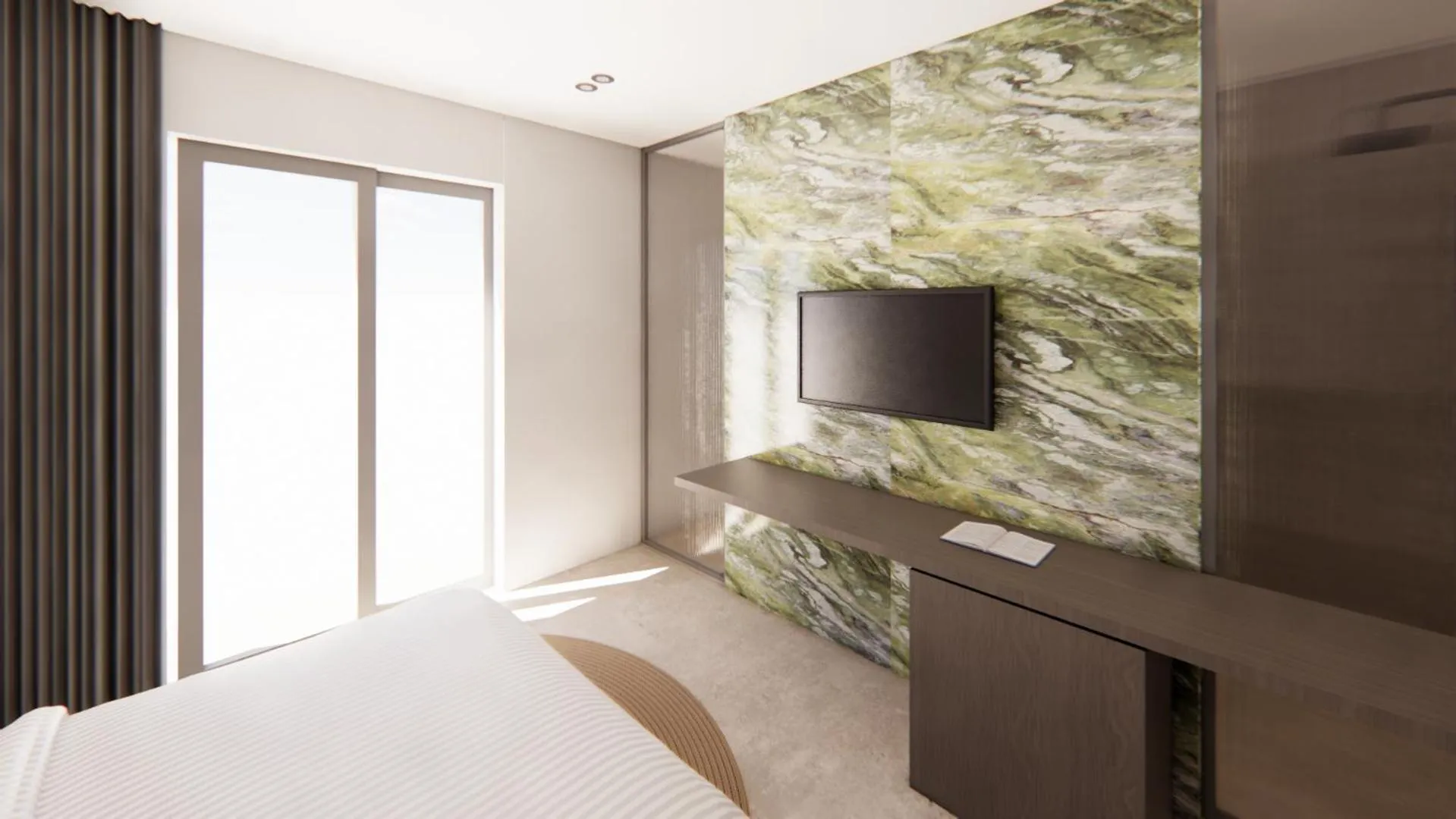 TV and multimedia, Bed in Astron Hotel Rhodes