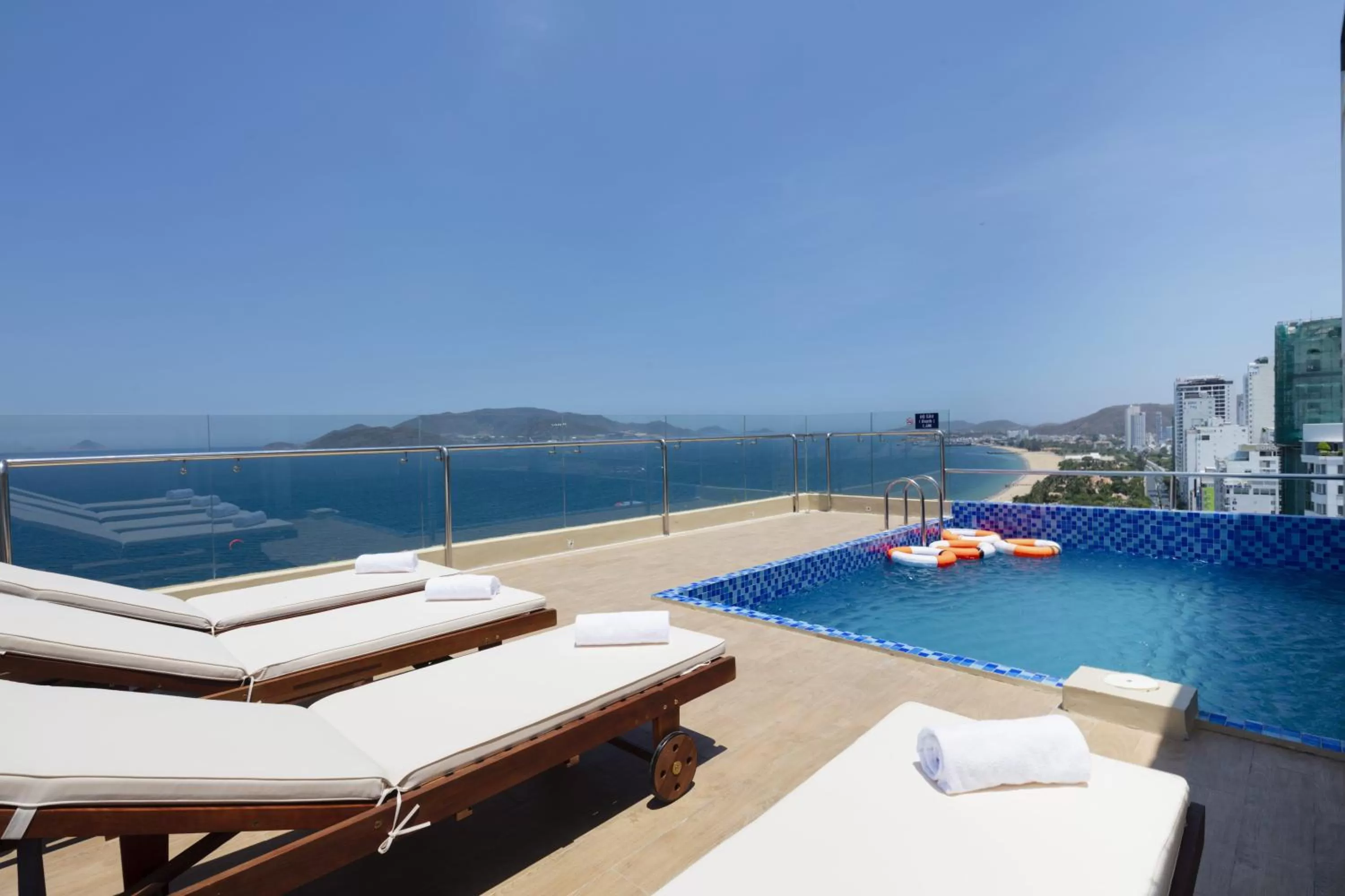 Pool view in Glory Nha Trang Hotel