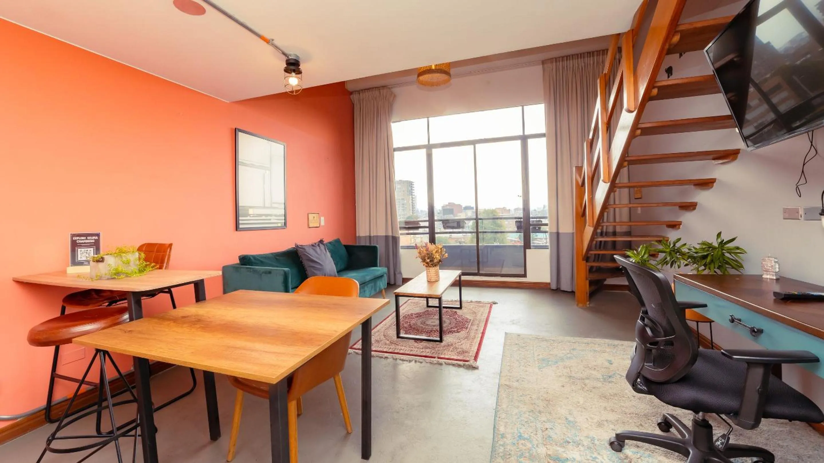 Living room in Selina Chapinero Bogota