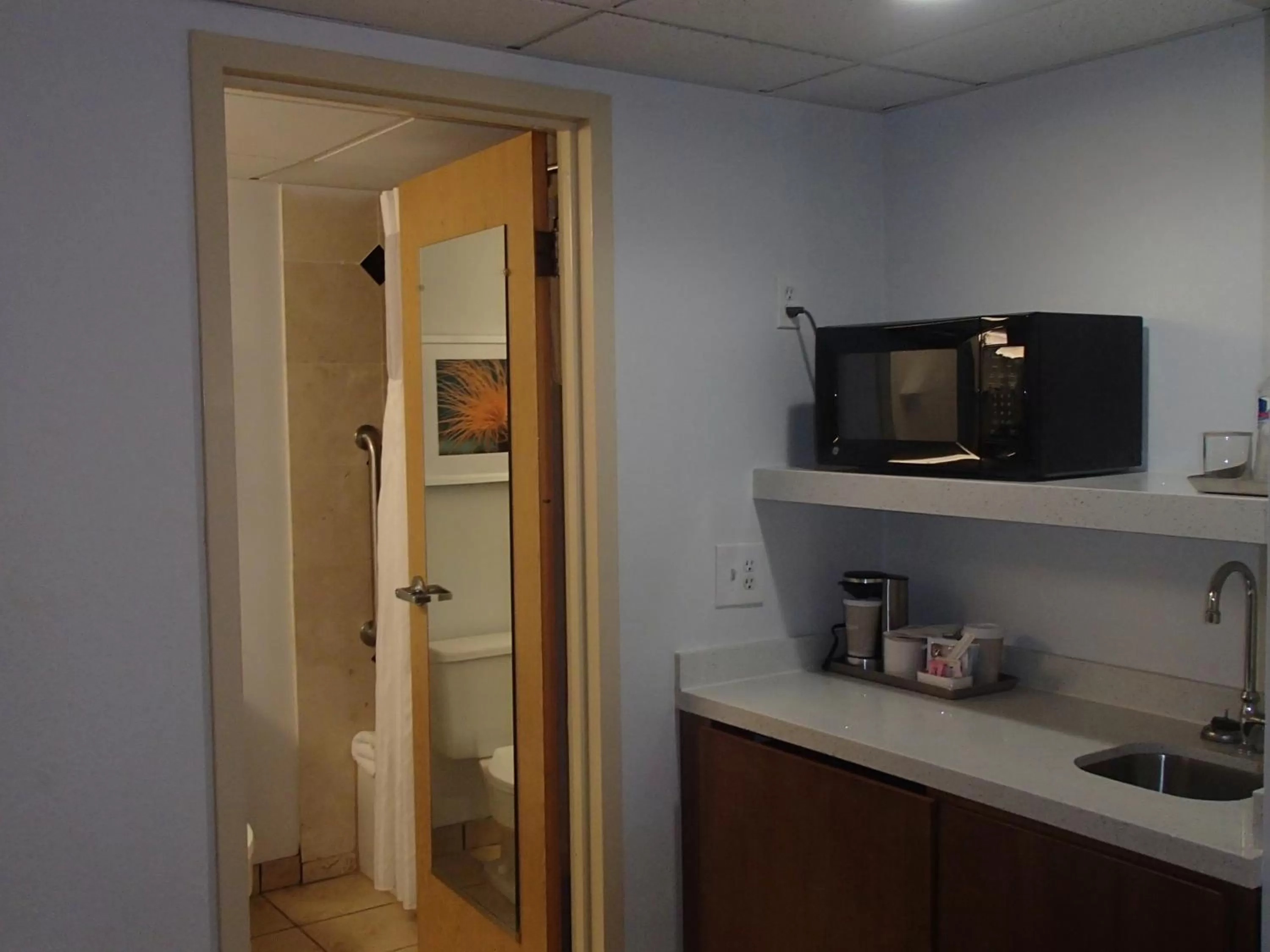 Kitchen or kitchenette in DoubleTree by Hilton Corpus Christi Beachfront