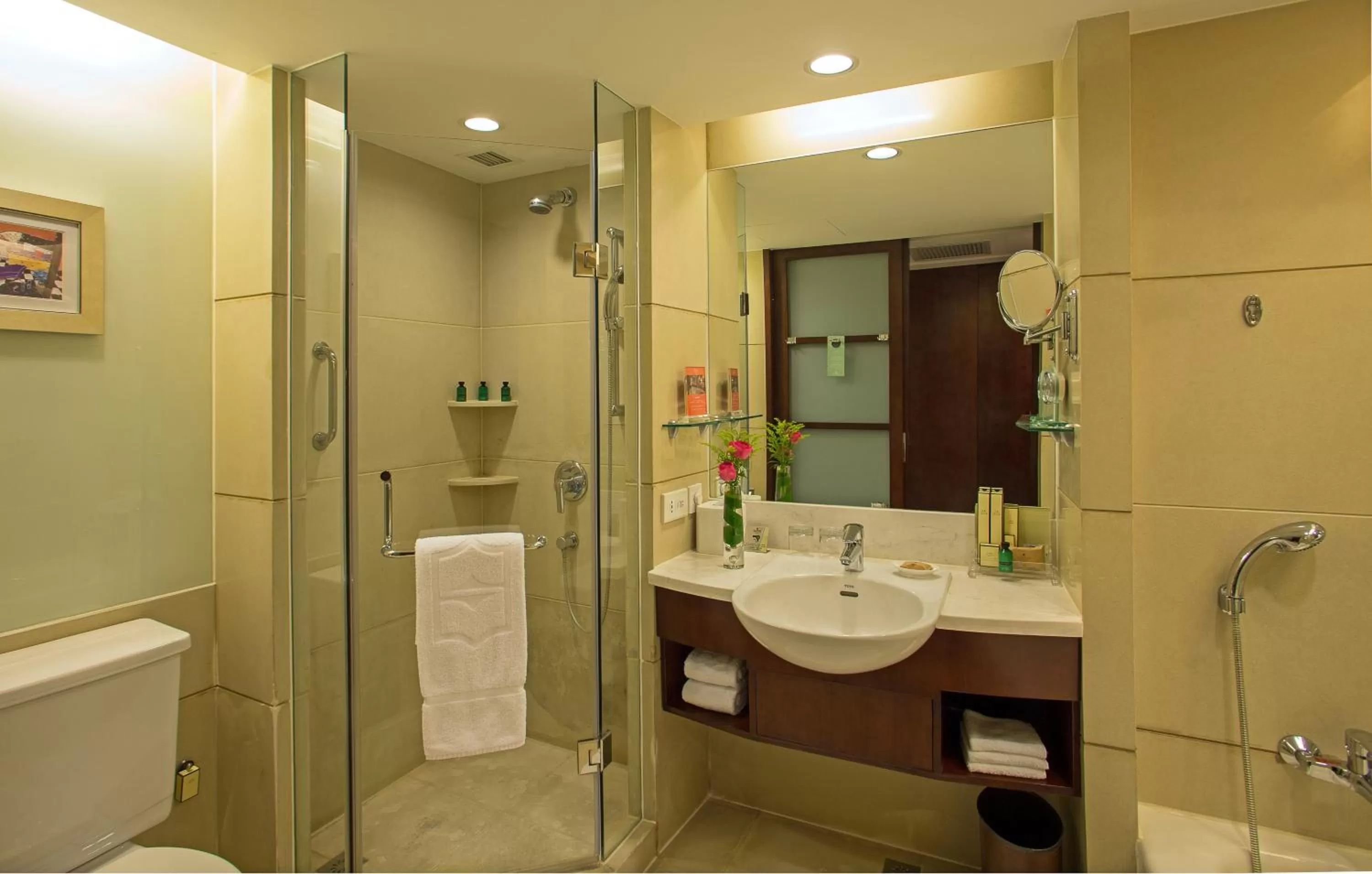 Bathroom in Shangri-La Qingdao - May Fourth Square