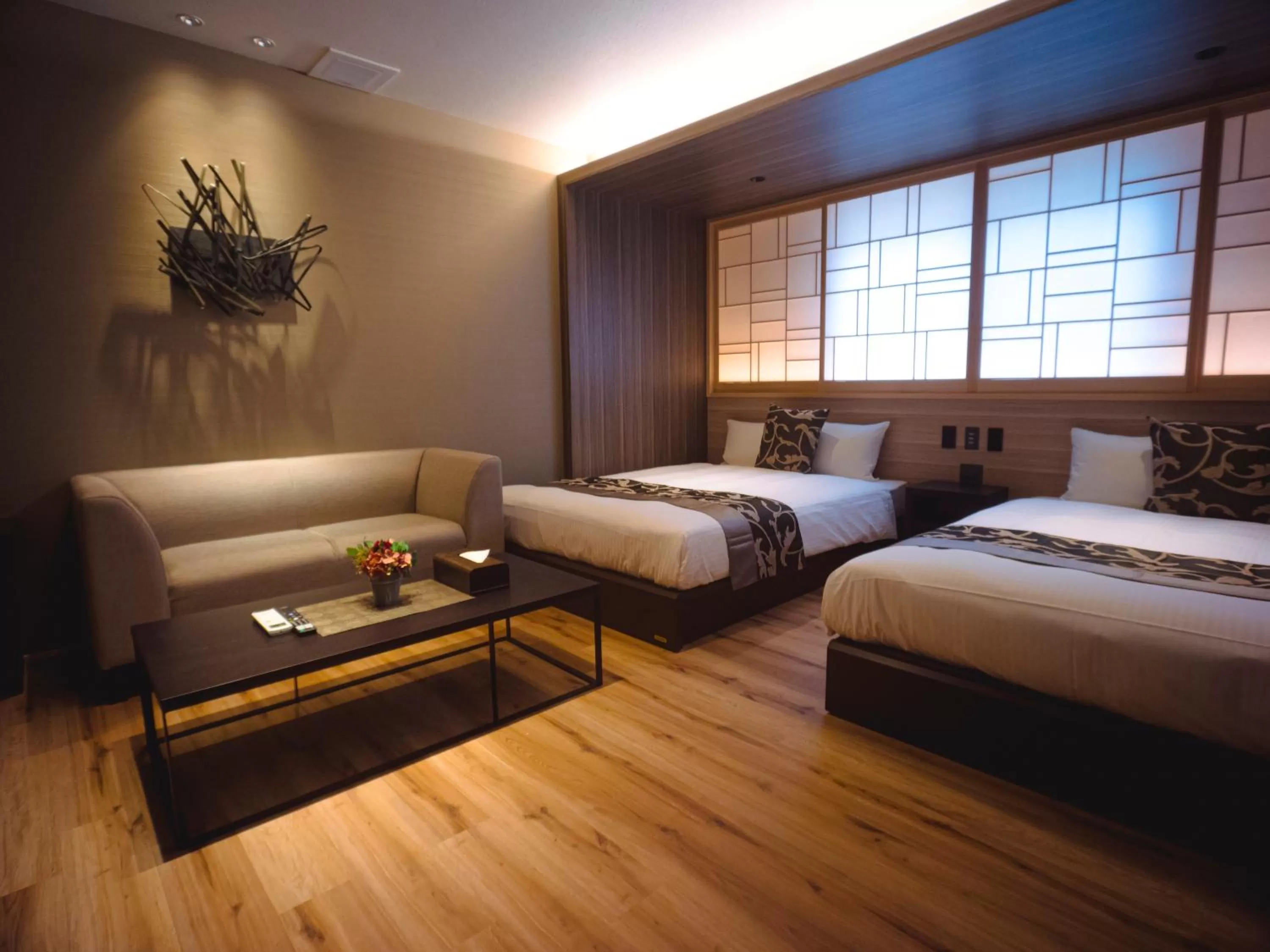 Photo of the whole room, Bed in GRAND BASE Beppueki