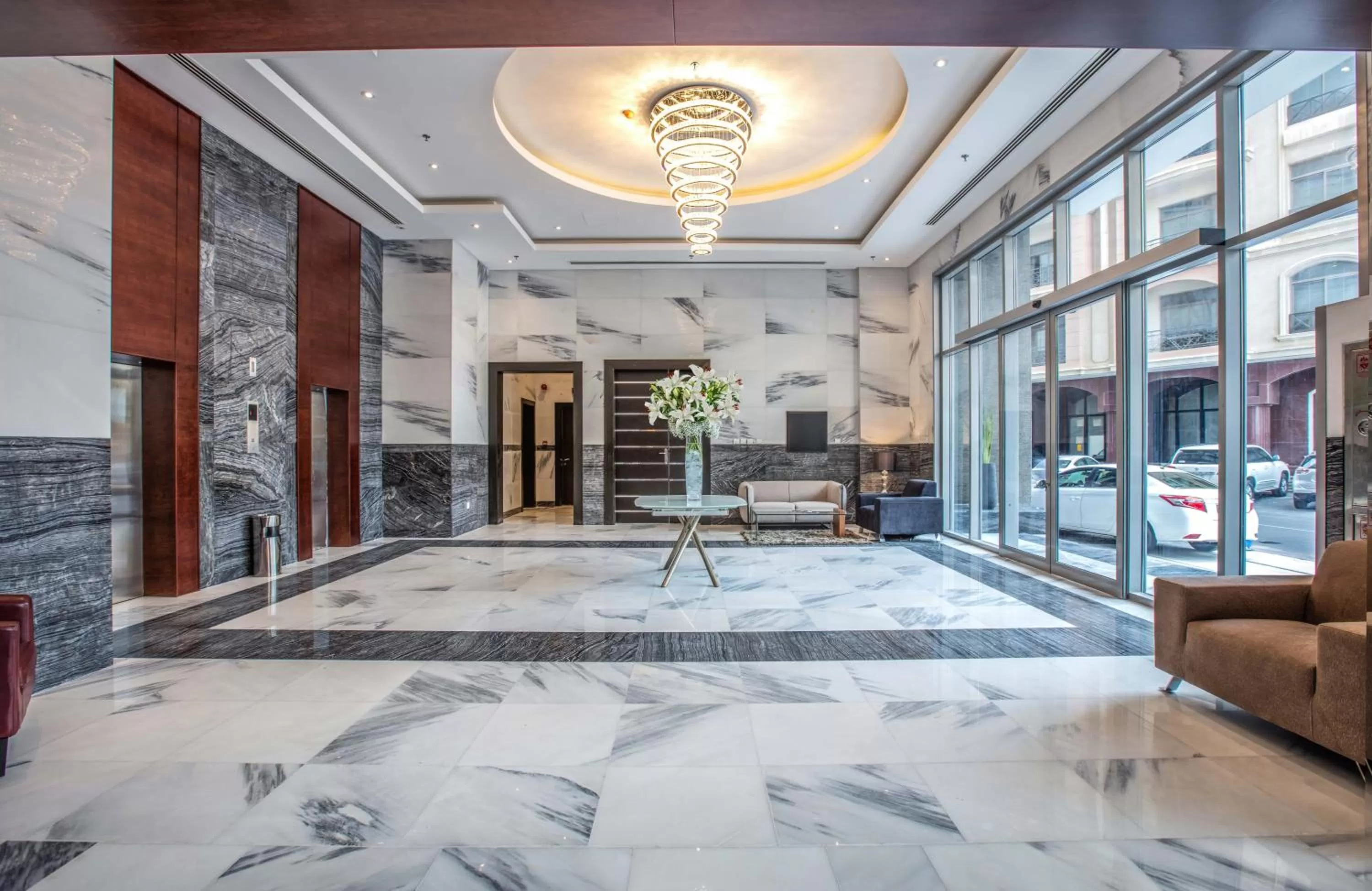 Facade/entrance in Loumage S Suites and Spa