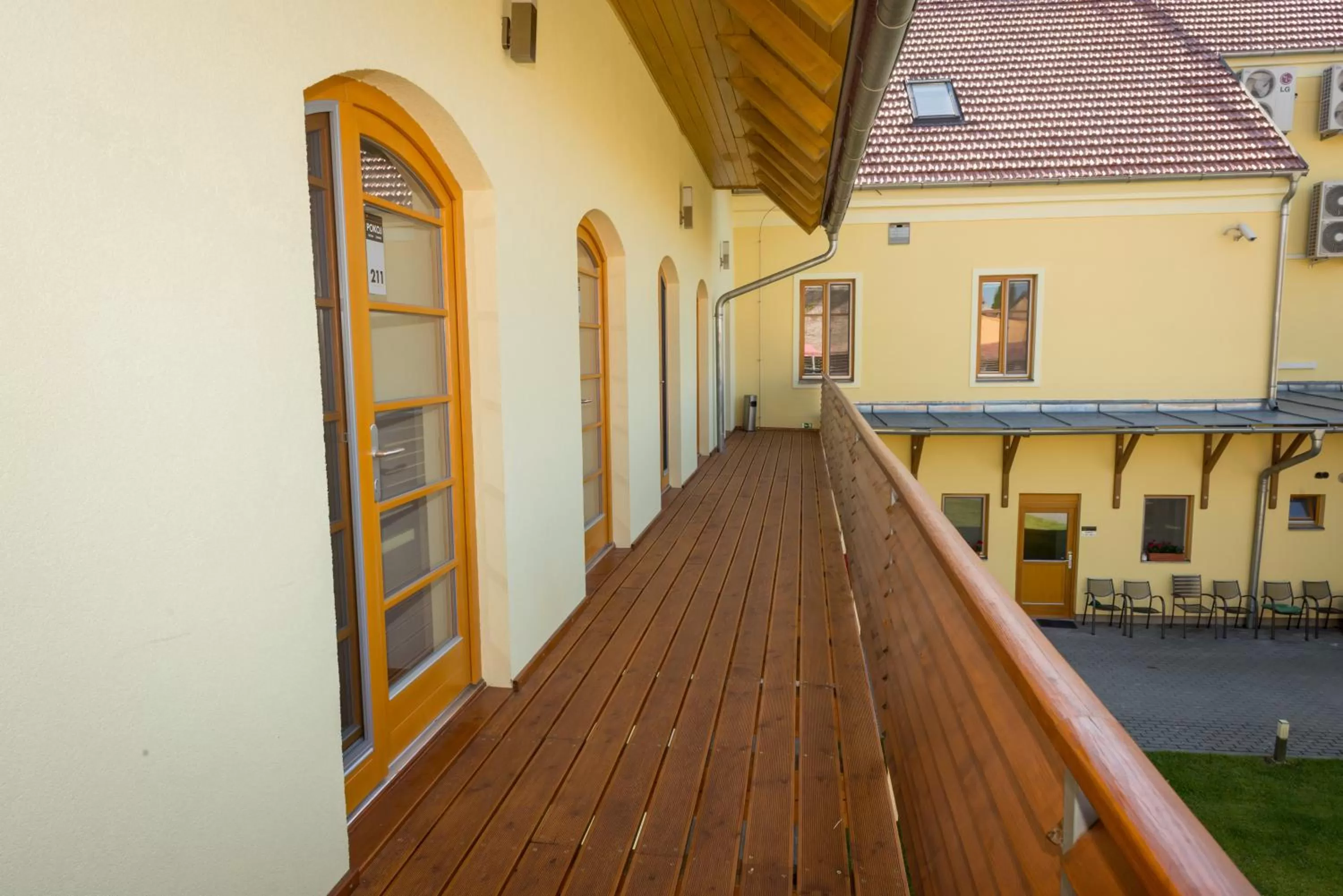 Balcony/Terrace in Relax Hotel Stork