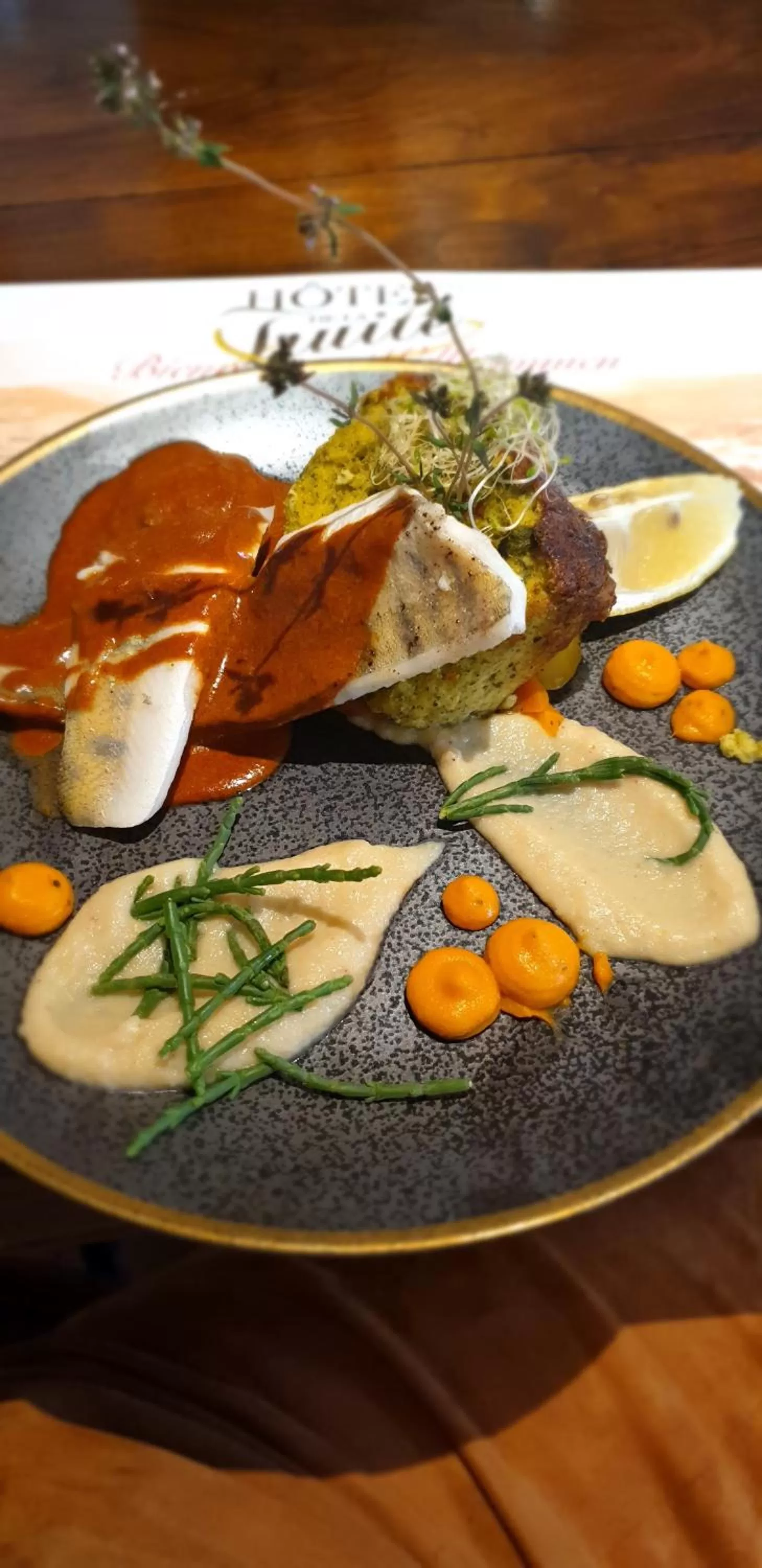 Dinner in HOTEL de la Truite & SPA Le petit Nautilus