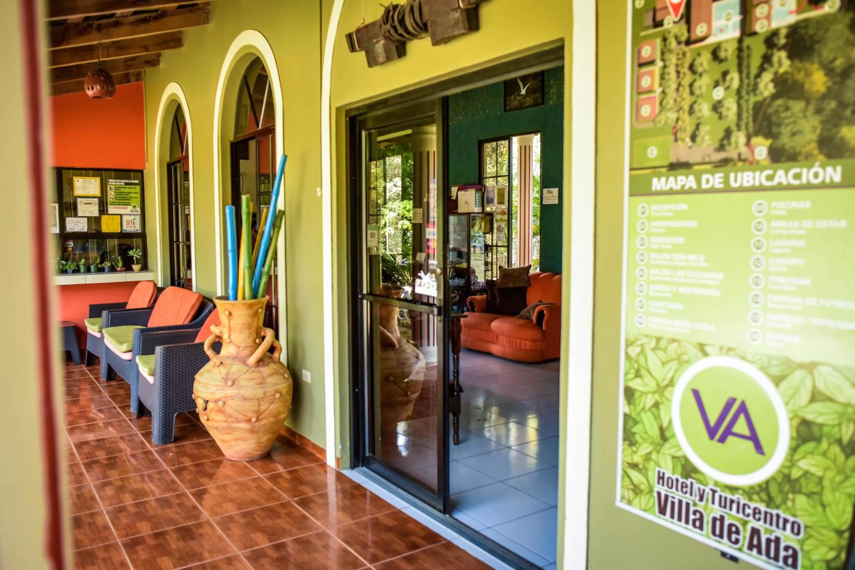 Lobby or reception in Hotel de Campo Villa de Ada