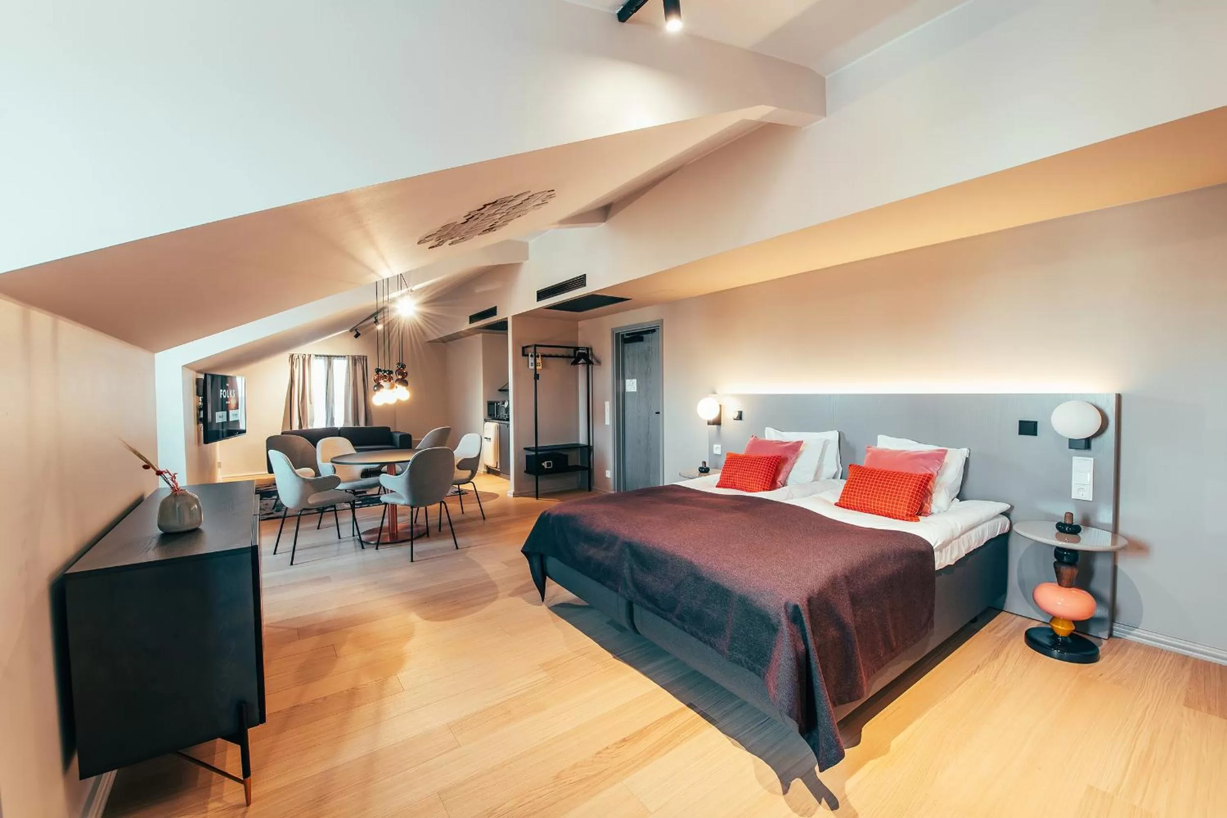 Bedroom, Bed in The Folks Hotel Konepaja