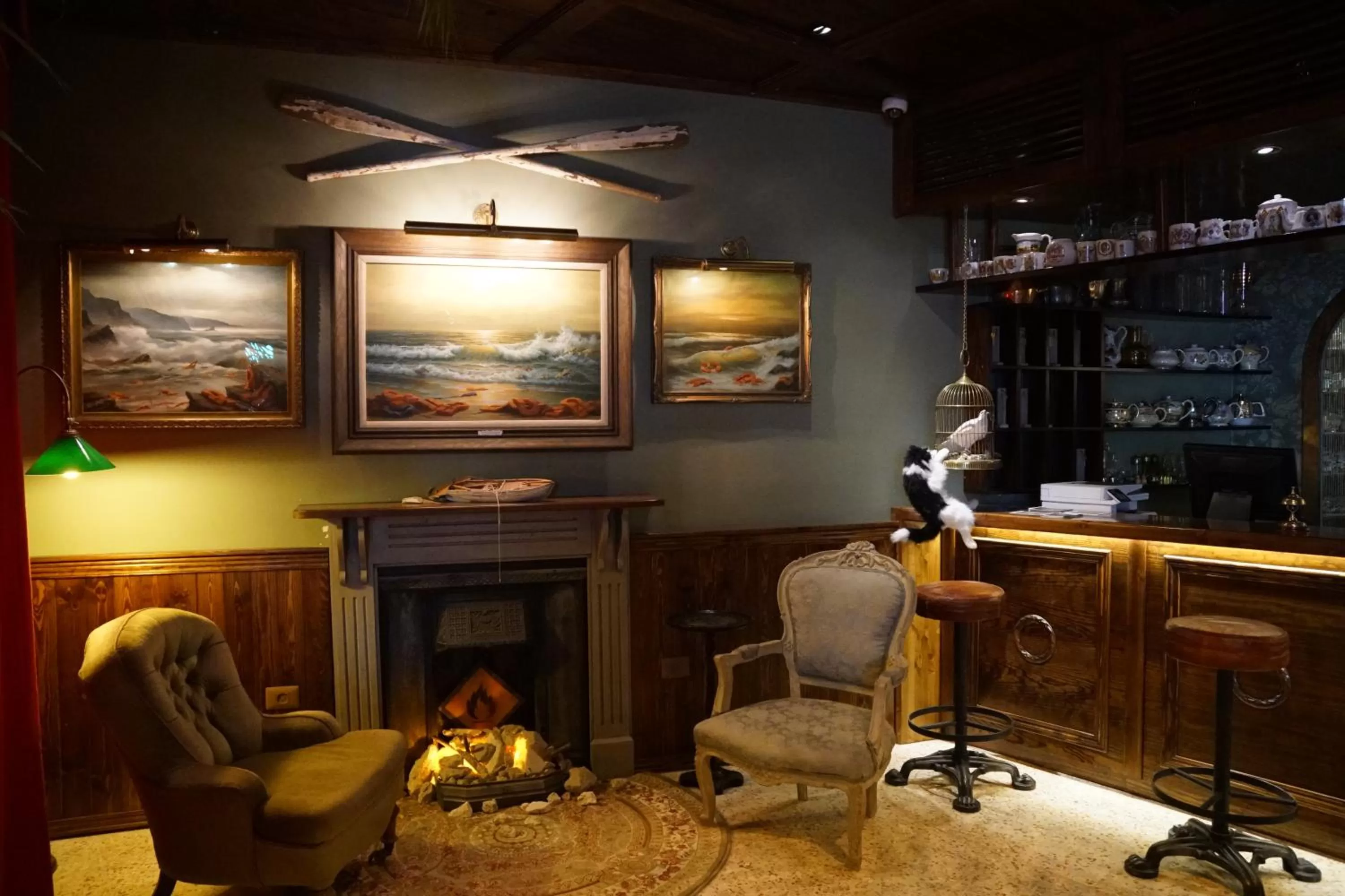 Lobby or reception in The Walled Off Hotel