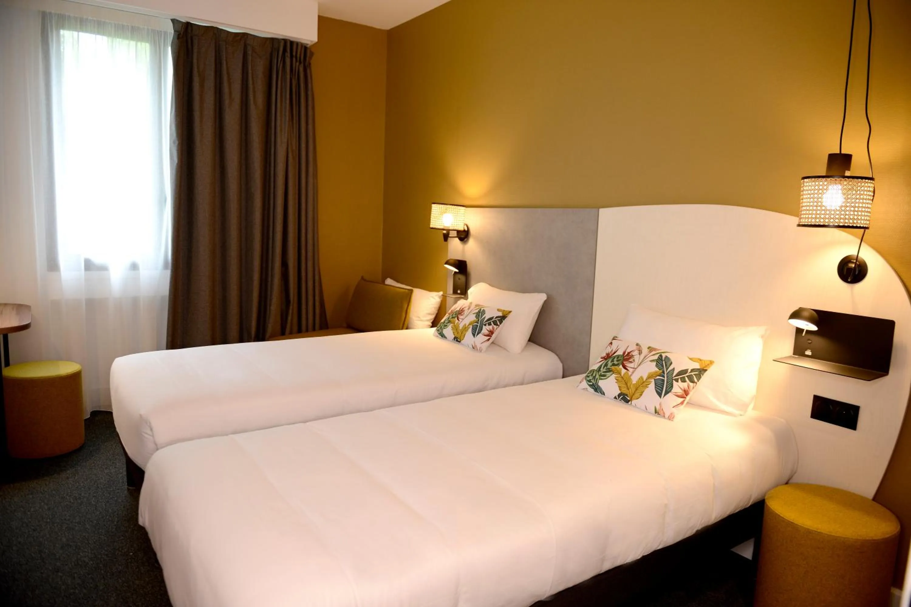 Bed in Hôtel Villa Berlioz