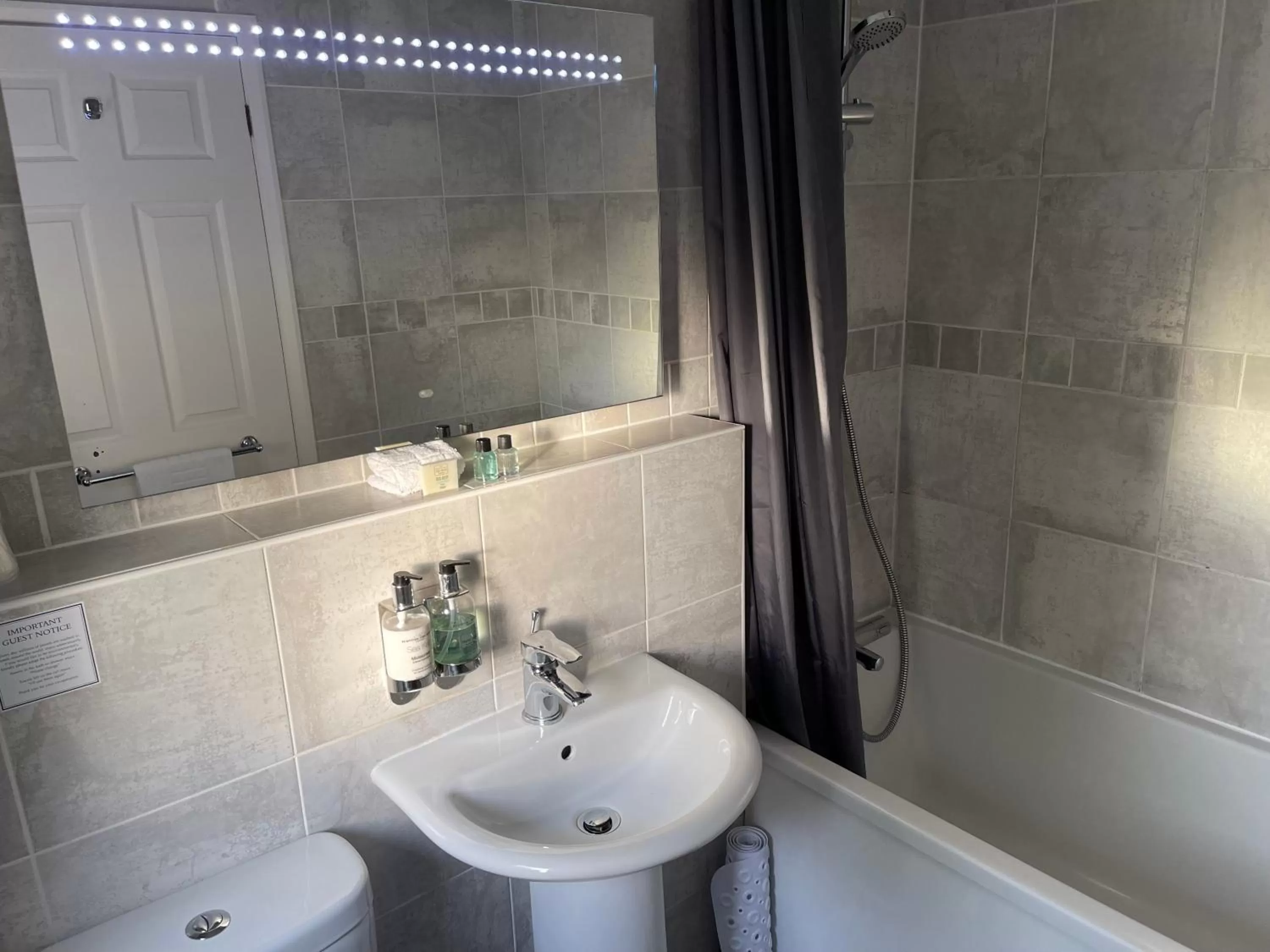 Bathroom in Village Limits Bed and Breakfast Rooms