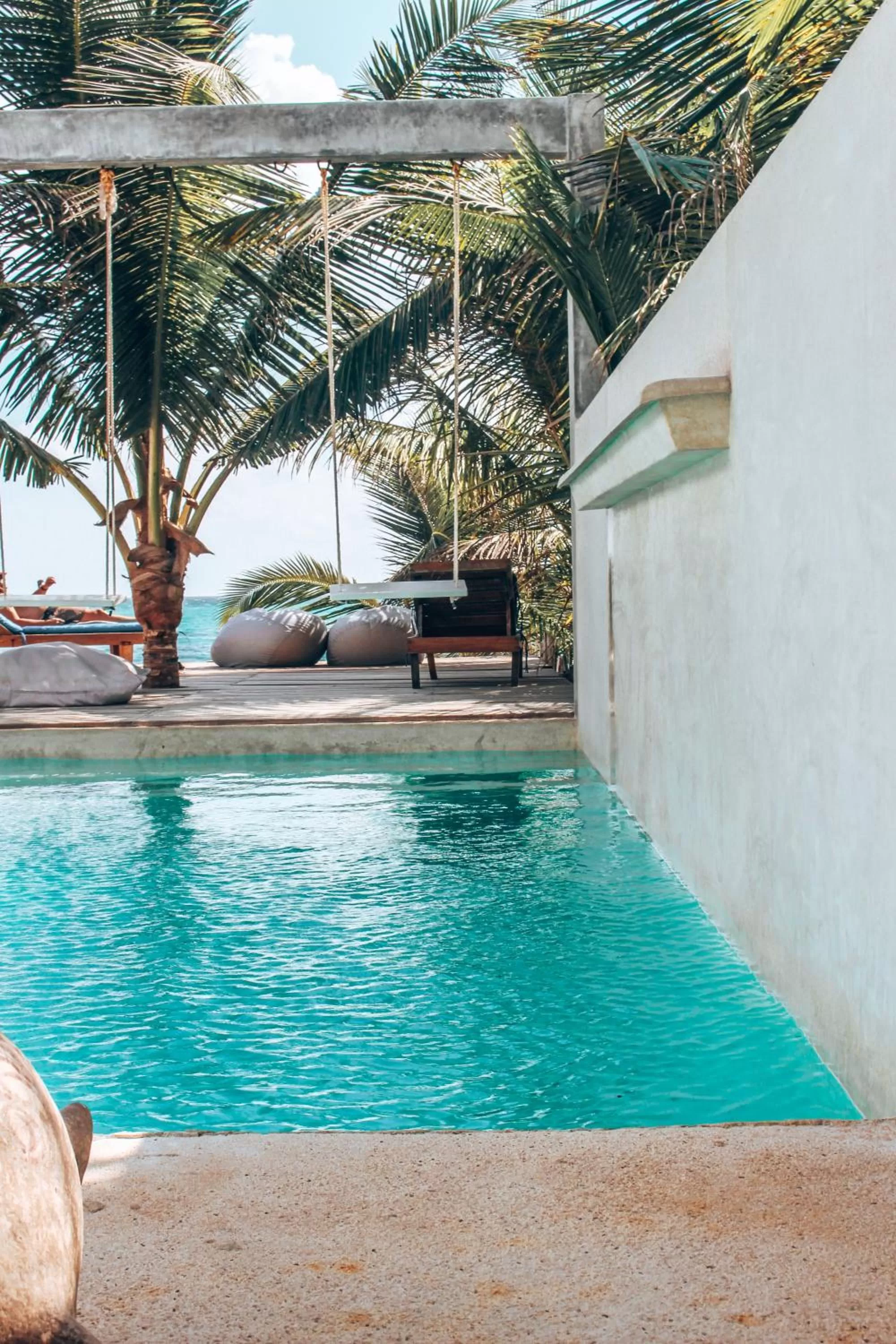 Swimming pool in Posada Lamar Tulum Beach Front and Pool