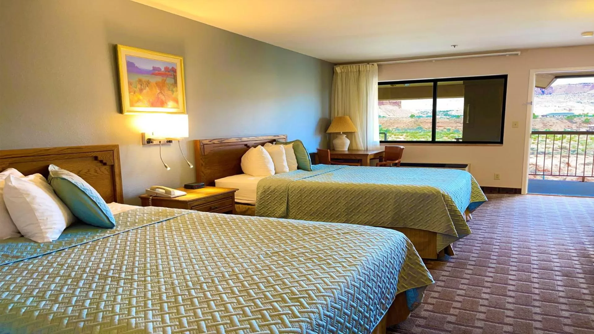 Photo of the whole room, Bed in The Noor Hotel