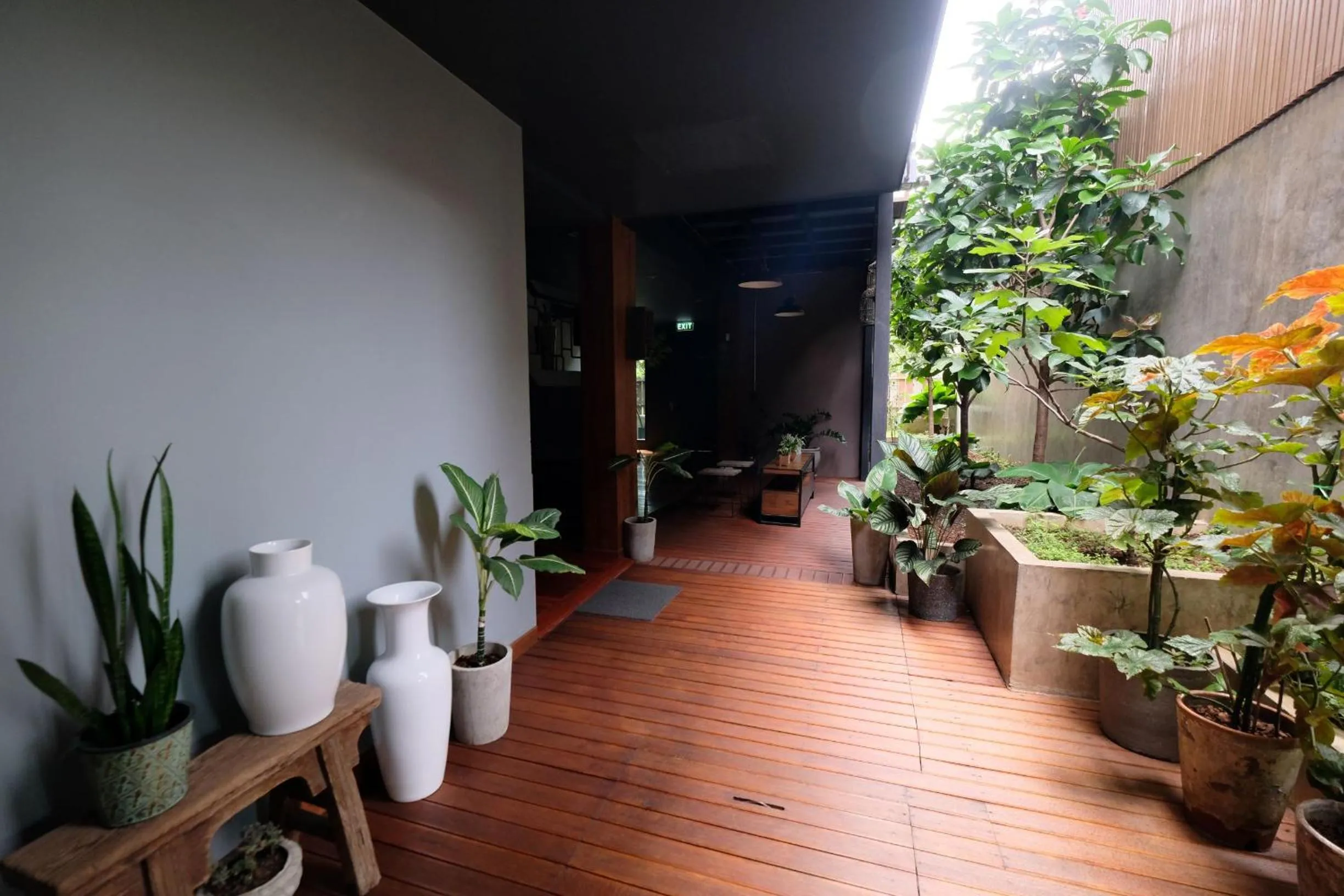 Garden view in The Craft Nimman