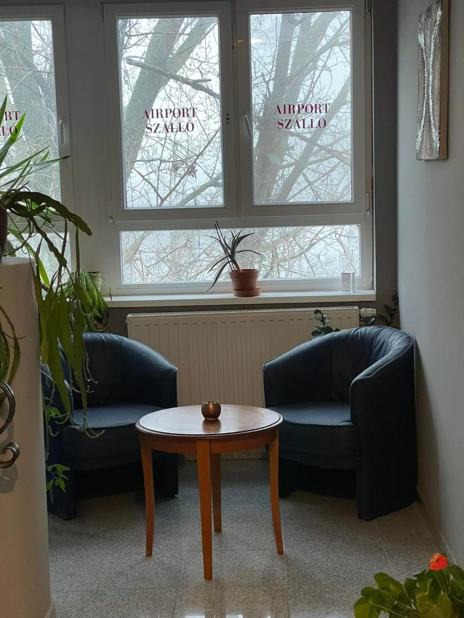 Communal lounge/ TV room in Airport Szálló