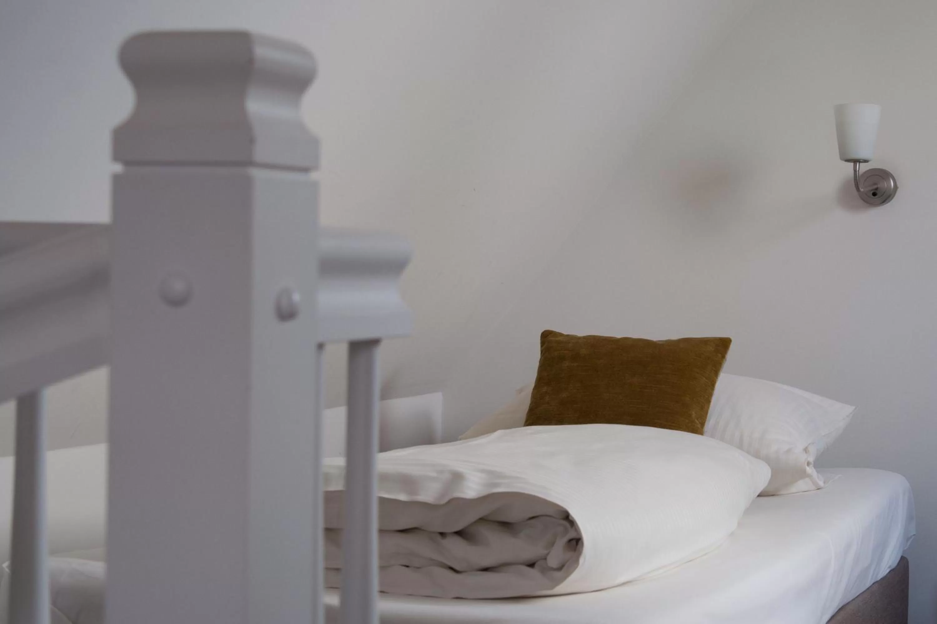 Bed in Hotel Insel Pension