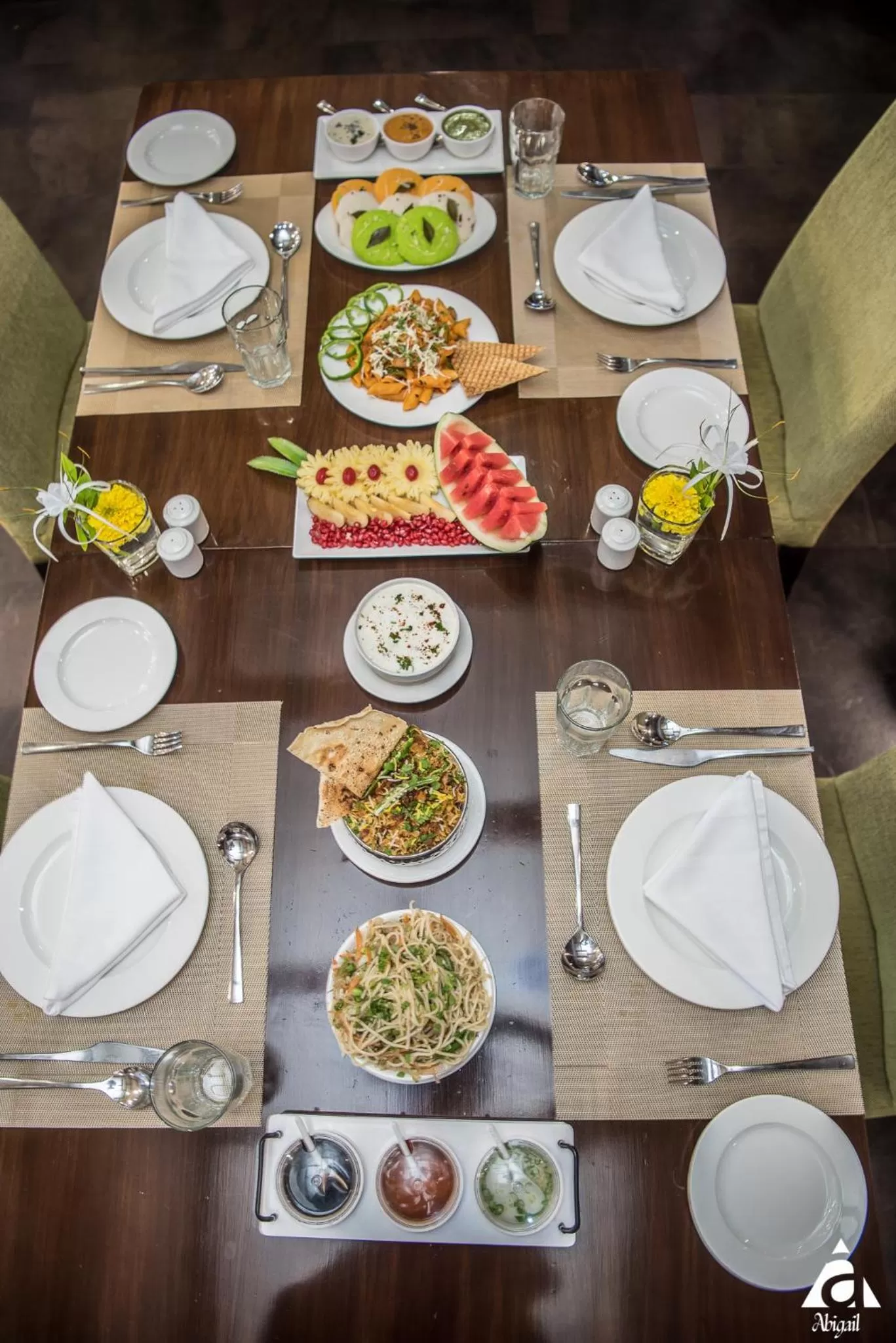 Food in Hotel Abigail Goradia's